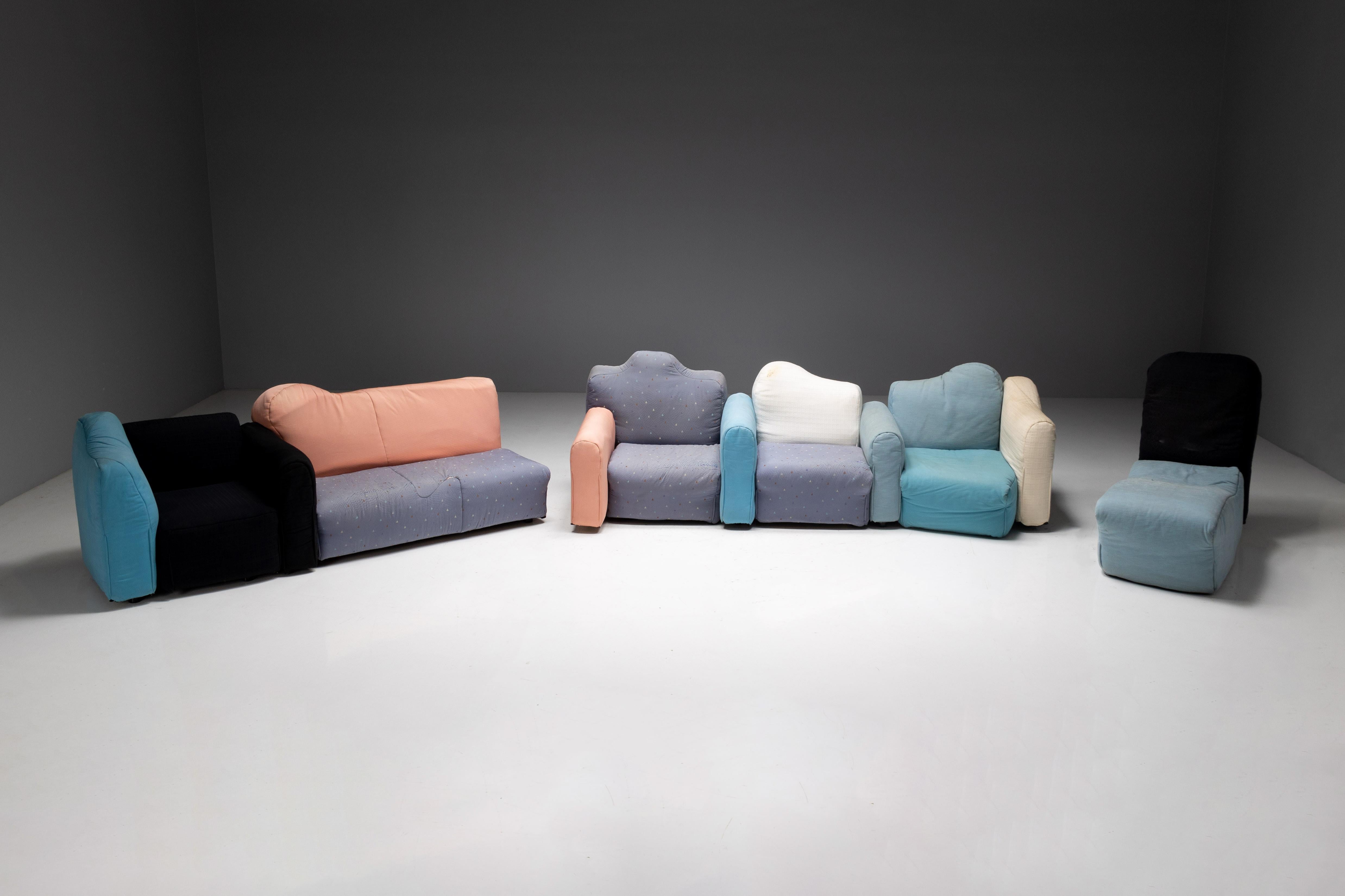 'Cannaregio' Modular Sofa by Gaetano Pesce for Cassina, Italy, 1980s In Good Condition For Sale In Antwerp, BE