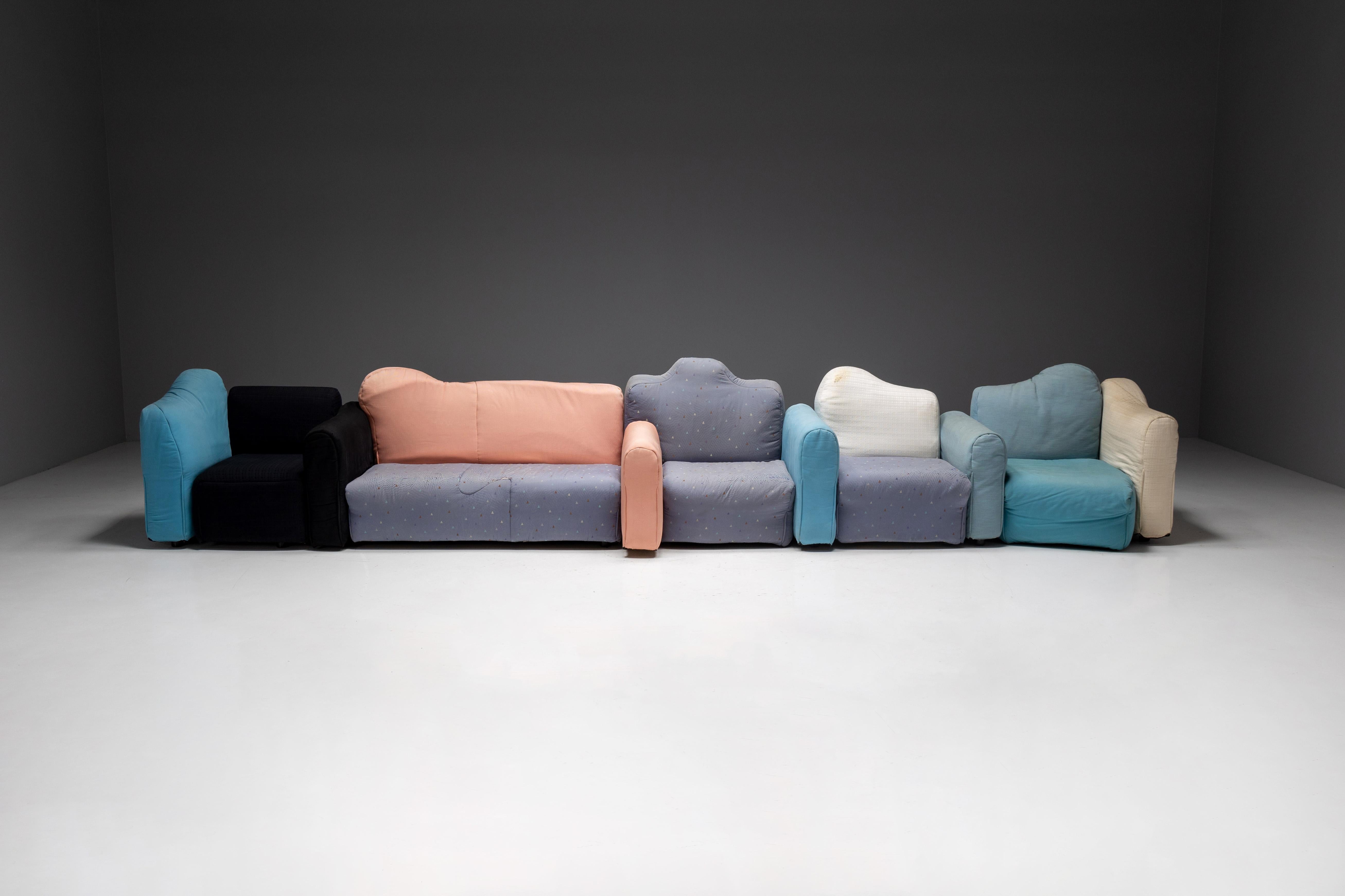 Sofá modular 'Cannaregio' de Gaetano Pesce para Cassina, Italia, años 80 en venta 2