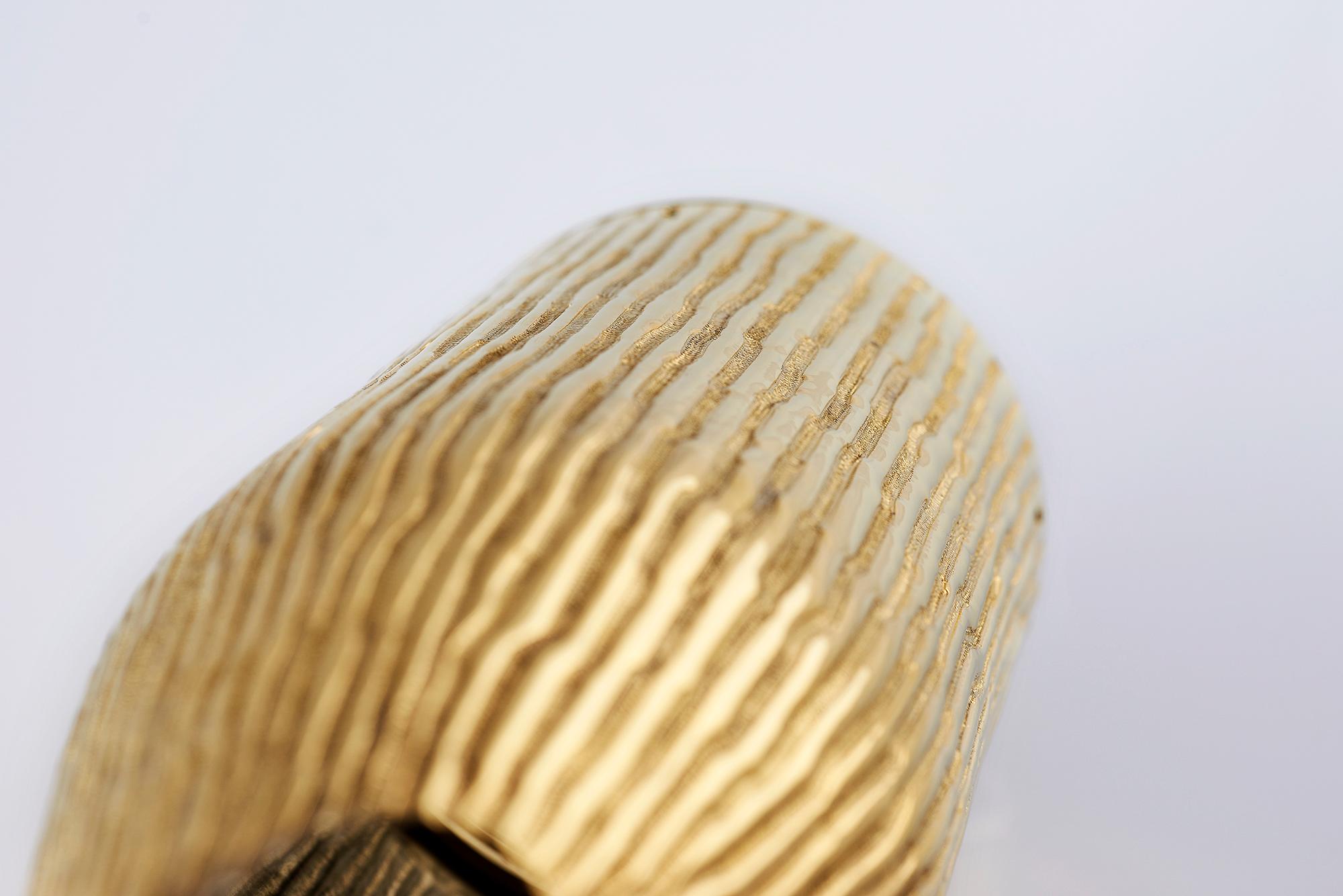 Champagne Bottle Cover, Canné, Luxury Gift, Solid Pure Silver, Made in Italy In New Condition For Sale In Firenze, IT