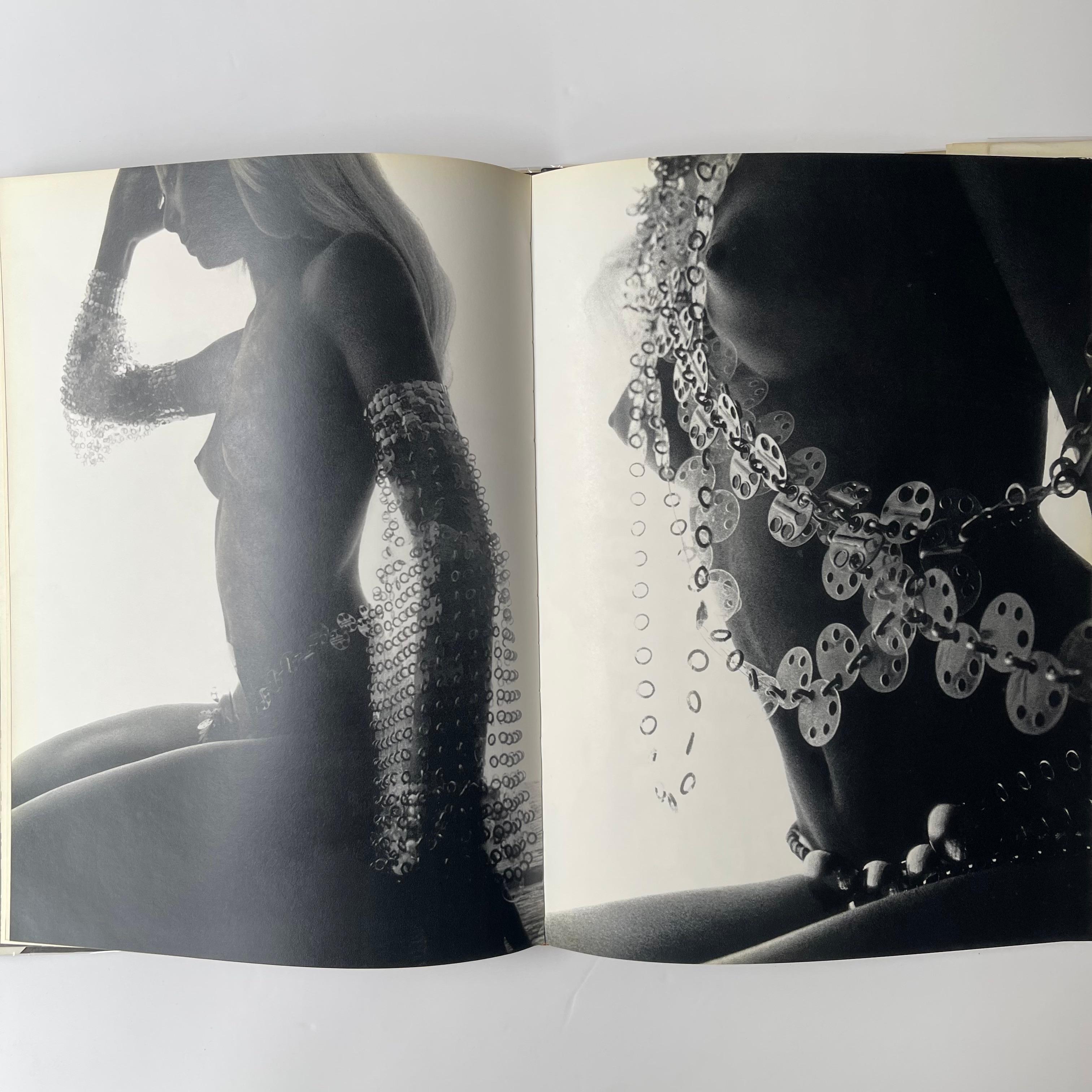 Canned Candies, The Exotic Women and Clothes of Paco Rabanne. Photographed  by Jean Clemmer.
Published by Charles Skilton Limited, 1969. 

A collaboration between the Parisian photographer of nudes, Jean Clemmer and flamboyant fashion designer, Paco