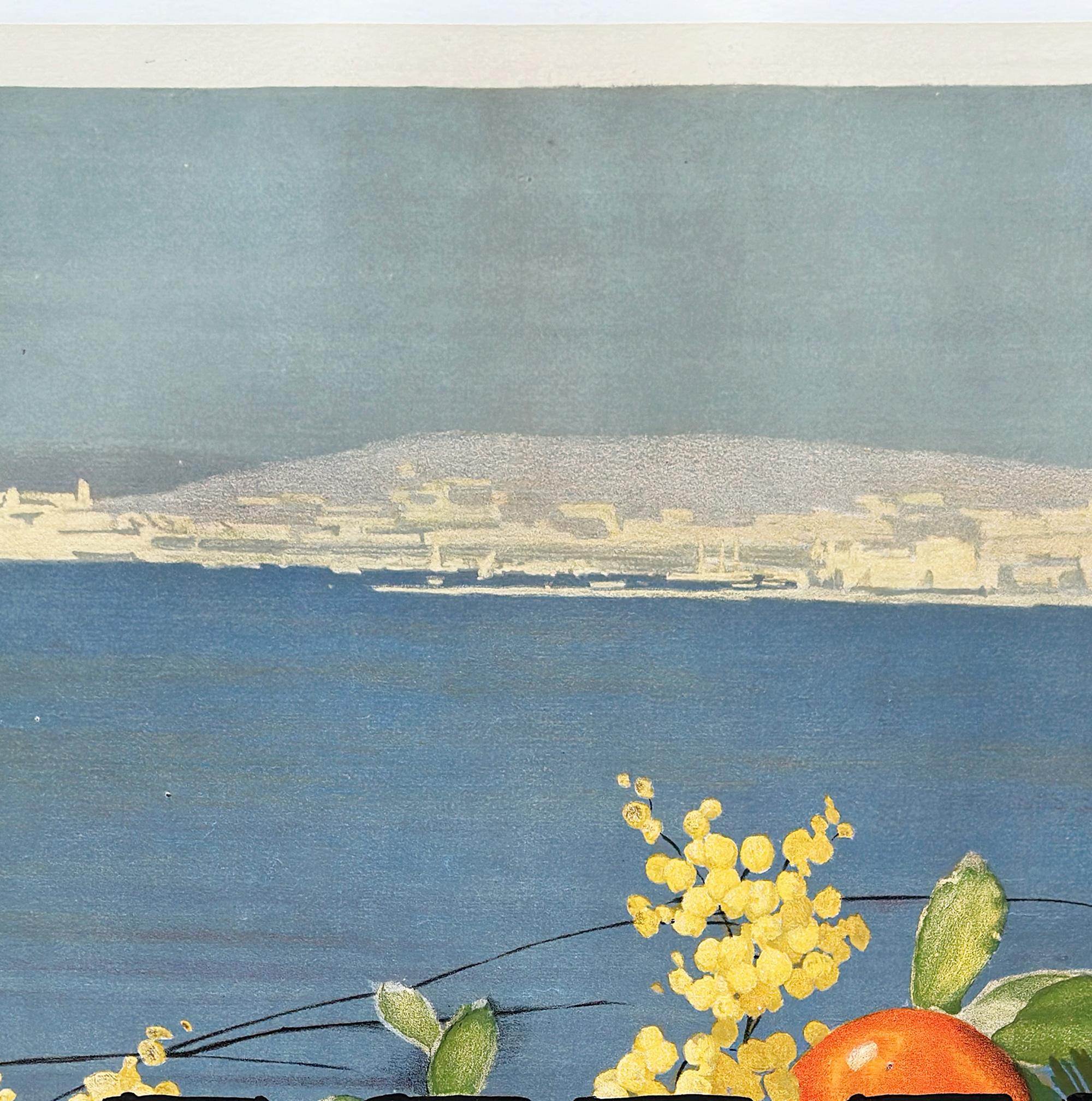 Französisches Werbe-Reiseplakat von Cannes, Cannes 1930, George Goursat (20. Jahrhundert) im Angebot