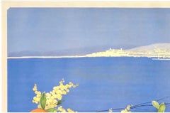 CANNES France Original Vintage French Travel Tourism Poster Affiche 1930