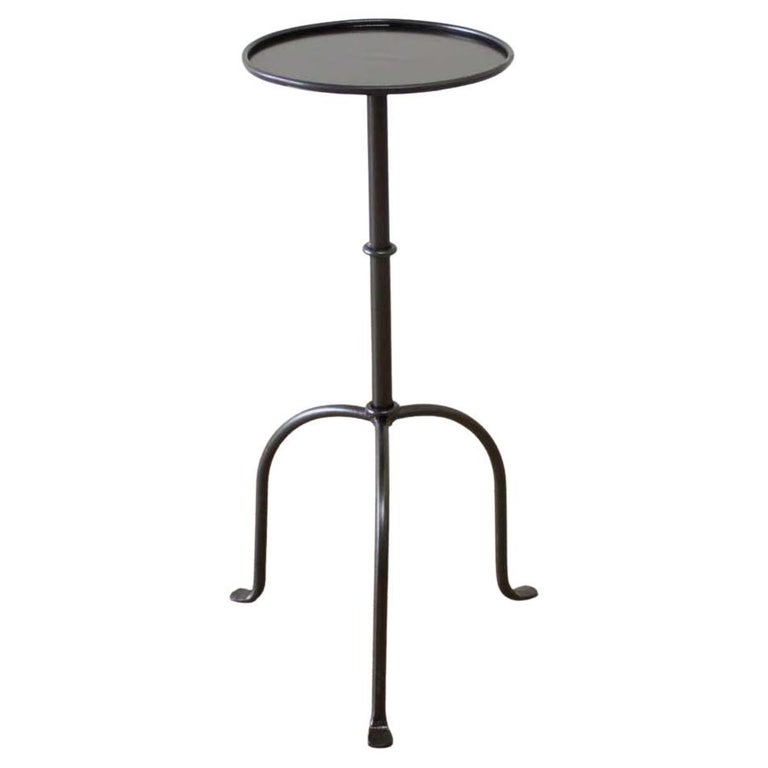 Cannes French Inspired Small Iron Drink Table in Iron Finish at 1stDibs ...