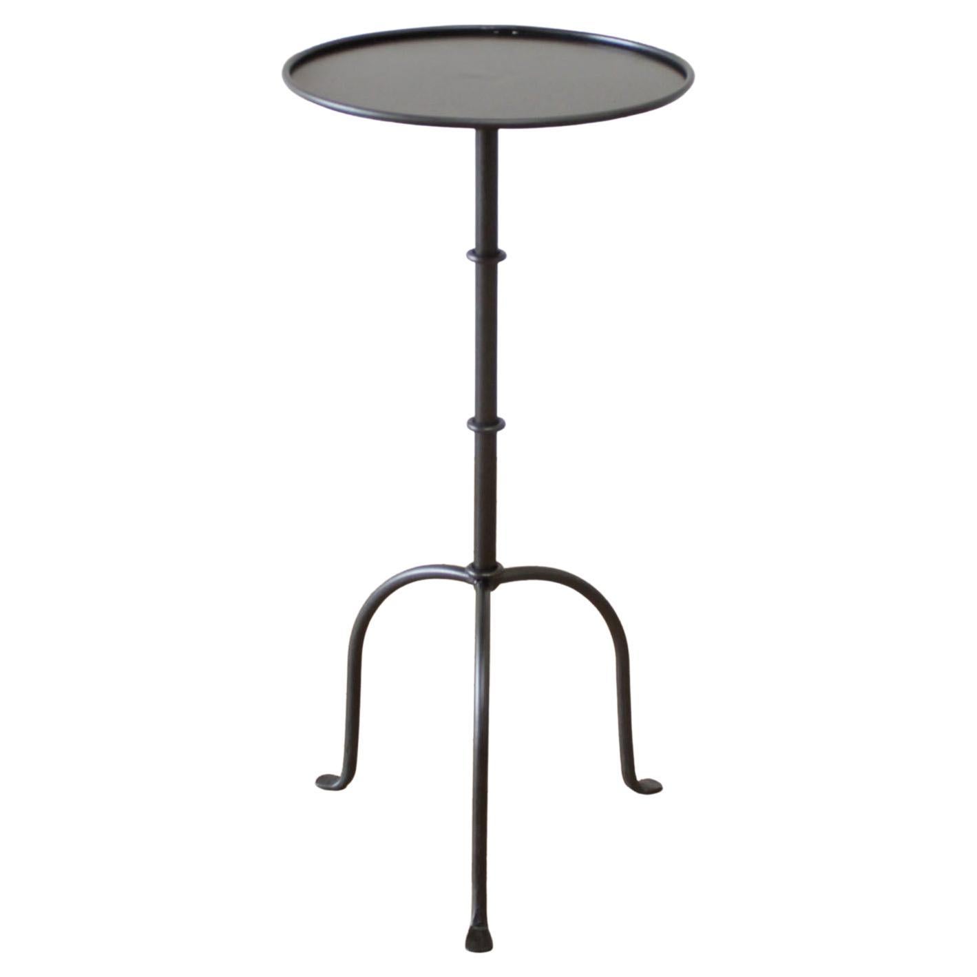 Cannes Tall Iron Drink Table in Iron Finish