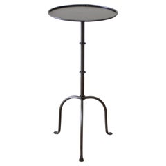 Cannes Tall Iron Drink Table in Iron Finish