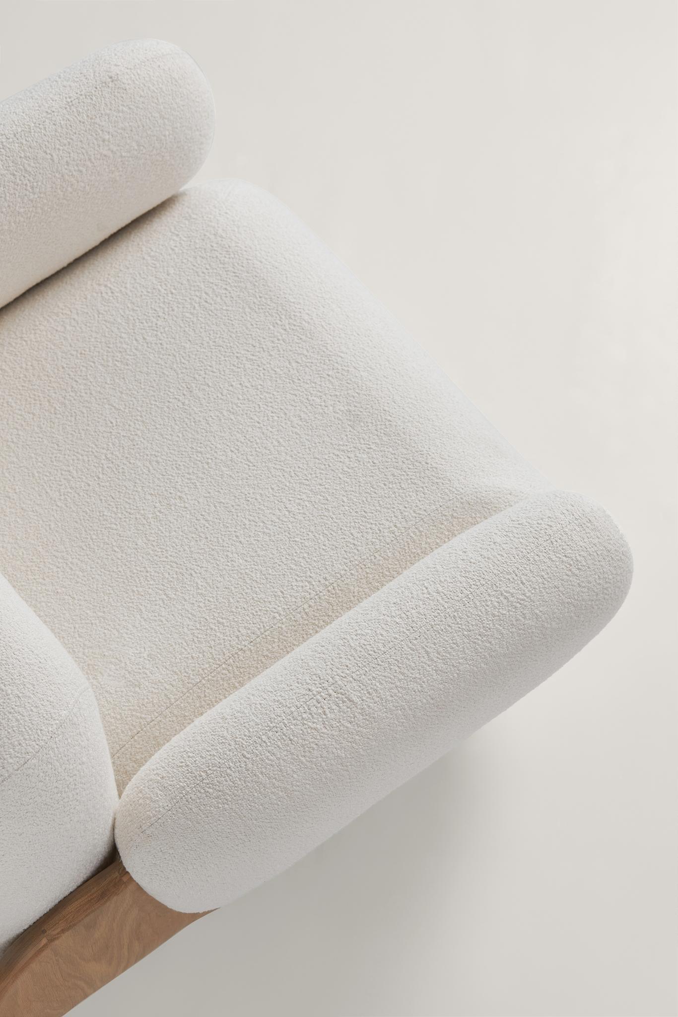 Fabric Cannoli Armchair by Arbore x Studio PHAT For Sale