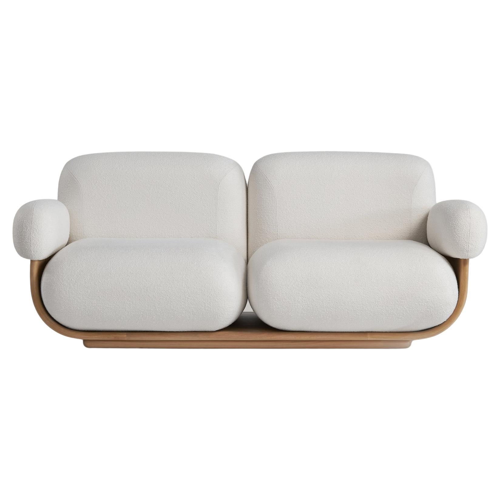 Cannoli Sofa by Studio Phat x Arbore 'Bent Hardwood Structure' For Sale