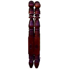 Cannonball and Bell Lowpost Bed in Cherry, circa 1840