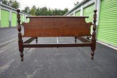 Cannonball and Bell Lowpost in Cherry circa 1840 Refitted to Standard King