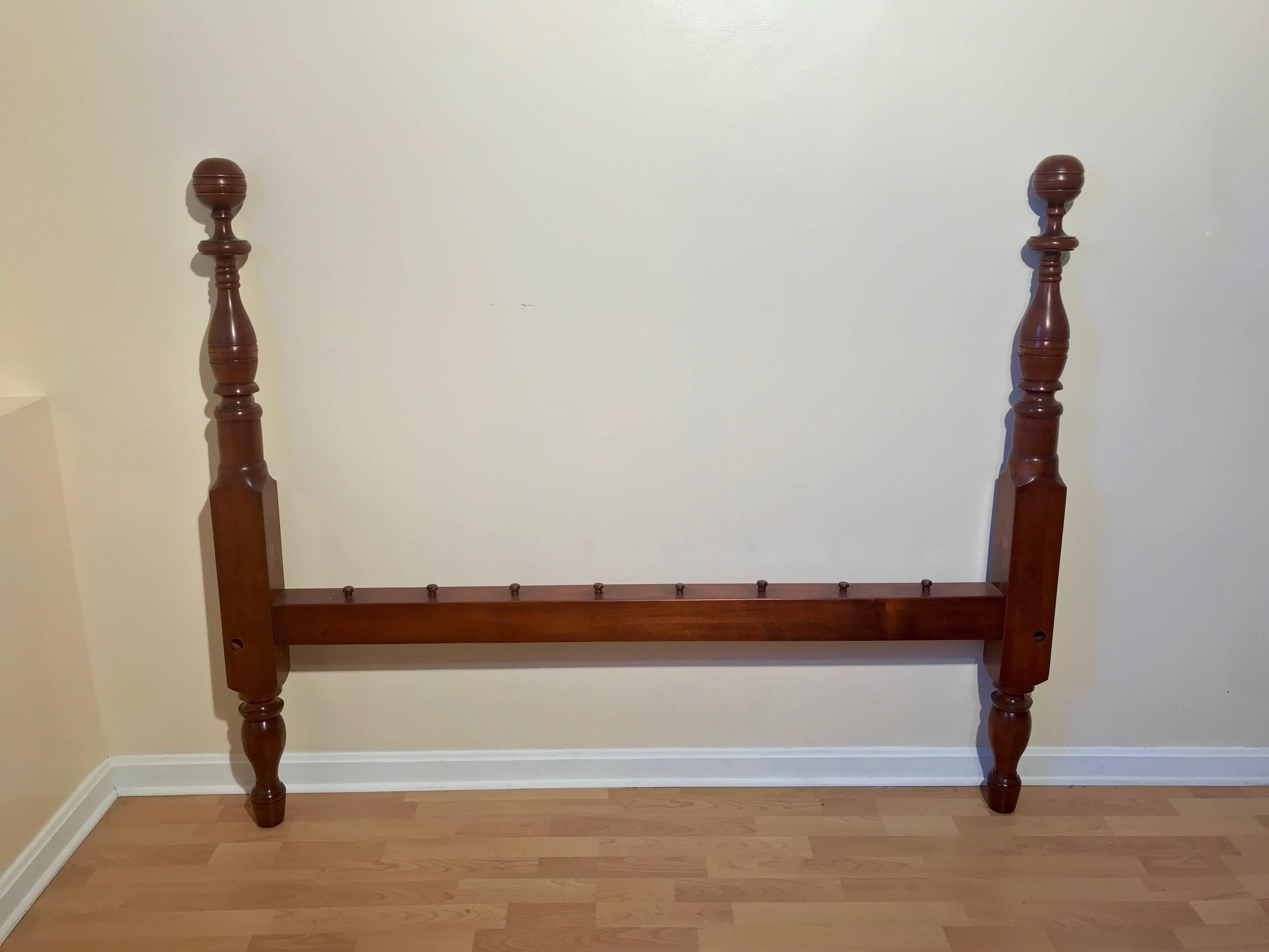 antique cannonball bed