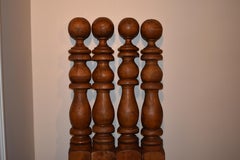 Cannonball and Vase Low Post Bed in Cherry circa 1820 New Hampshire