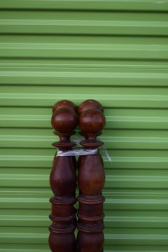 Cannonball and Vase Lowpost Bed circa 1820 in Cherry