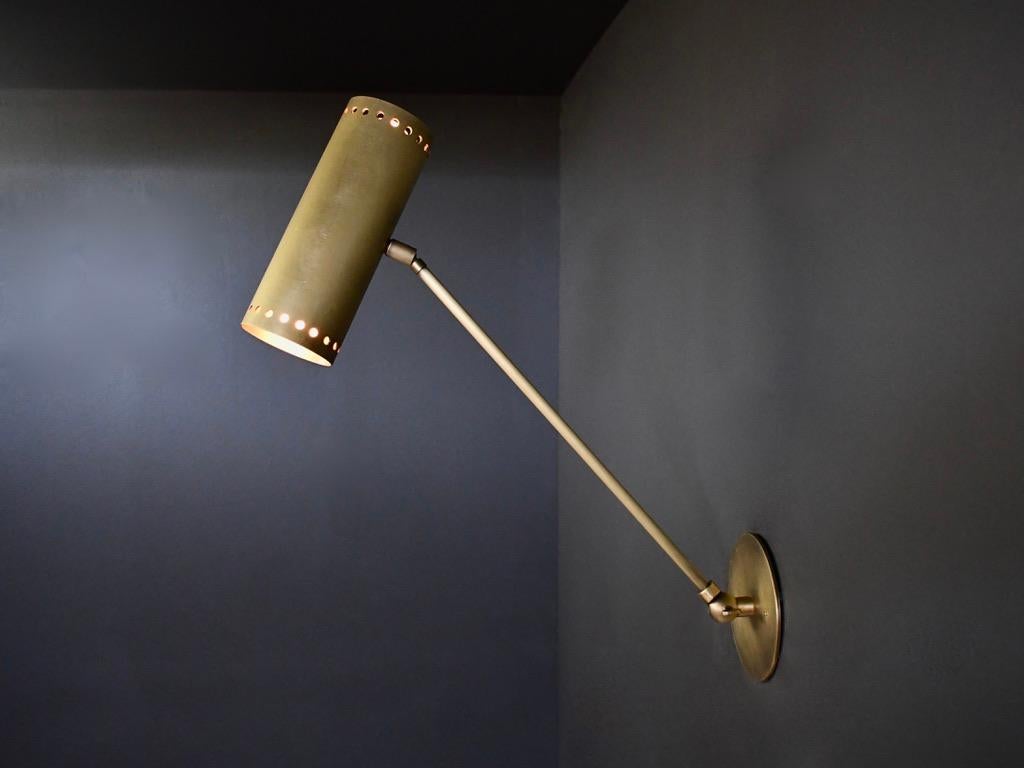 American Cannula Modern Bronze Wall Lamp or Sconce by Blueprint Lighting, 2020