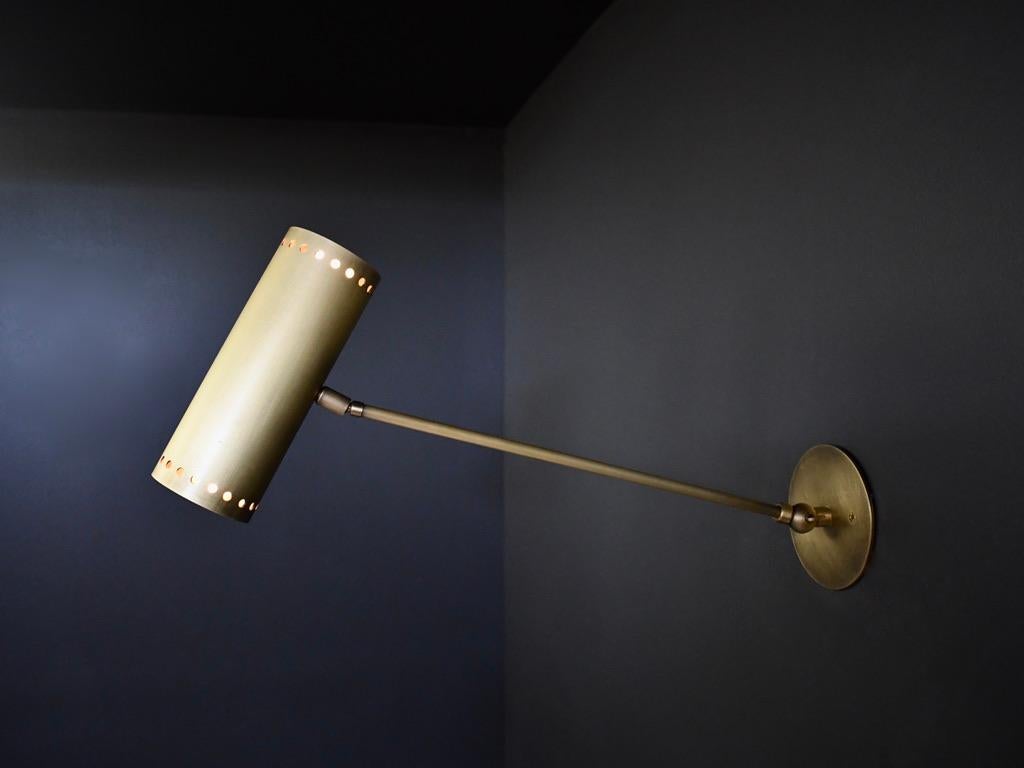 Cannula Modern Bronze Wall Lamp or Sconce by Blueprint Lighting, 2020 In New Condition In New York, NY