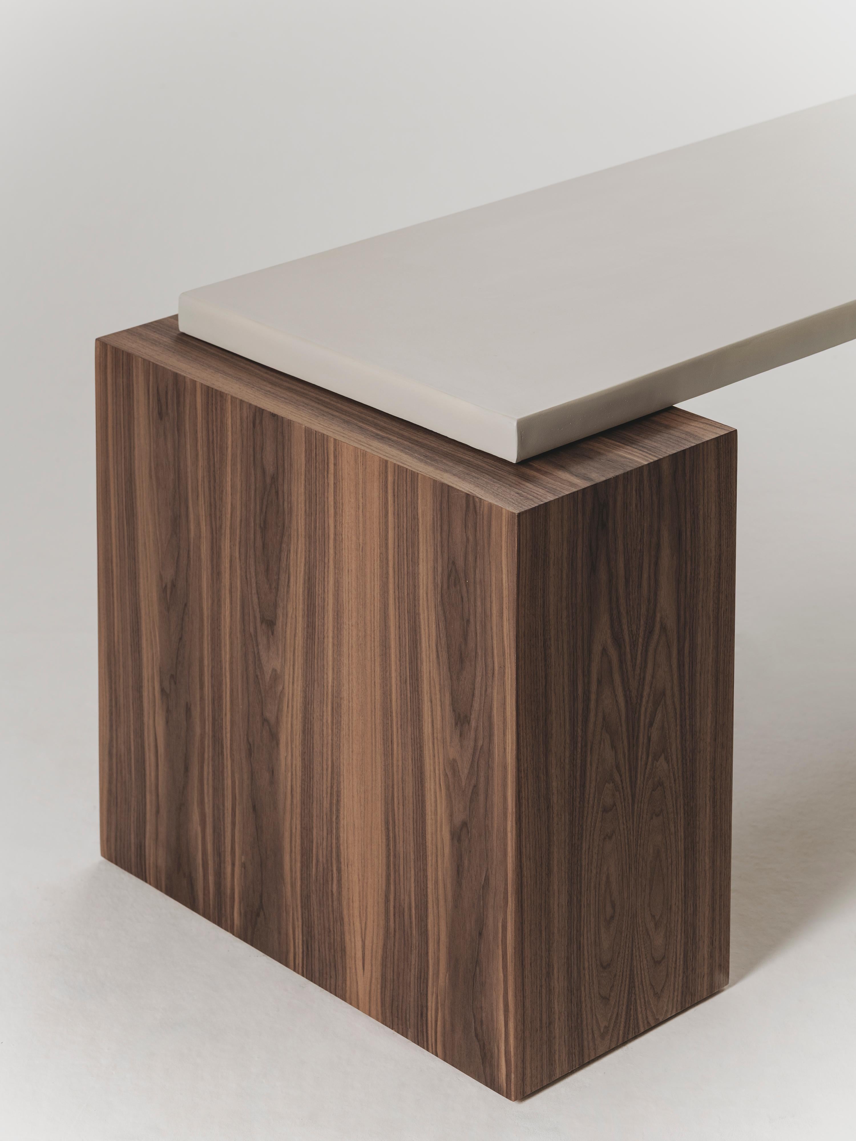 Handcrafted in Spain by expert artisans, this oval-shaped dining table from Marlot Baus combines timeless design with modern craftsmanship. Each piece is carefully made using our signature microcement technique, layered by hand to achieve a smooth,