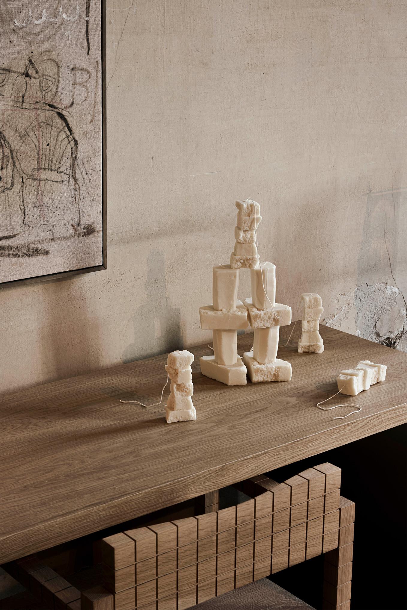 Spanish Canoa Study Table by Marlot Baus For Sale