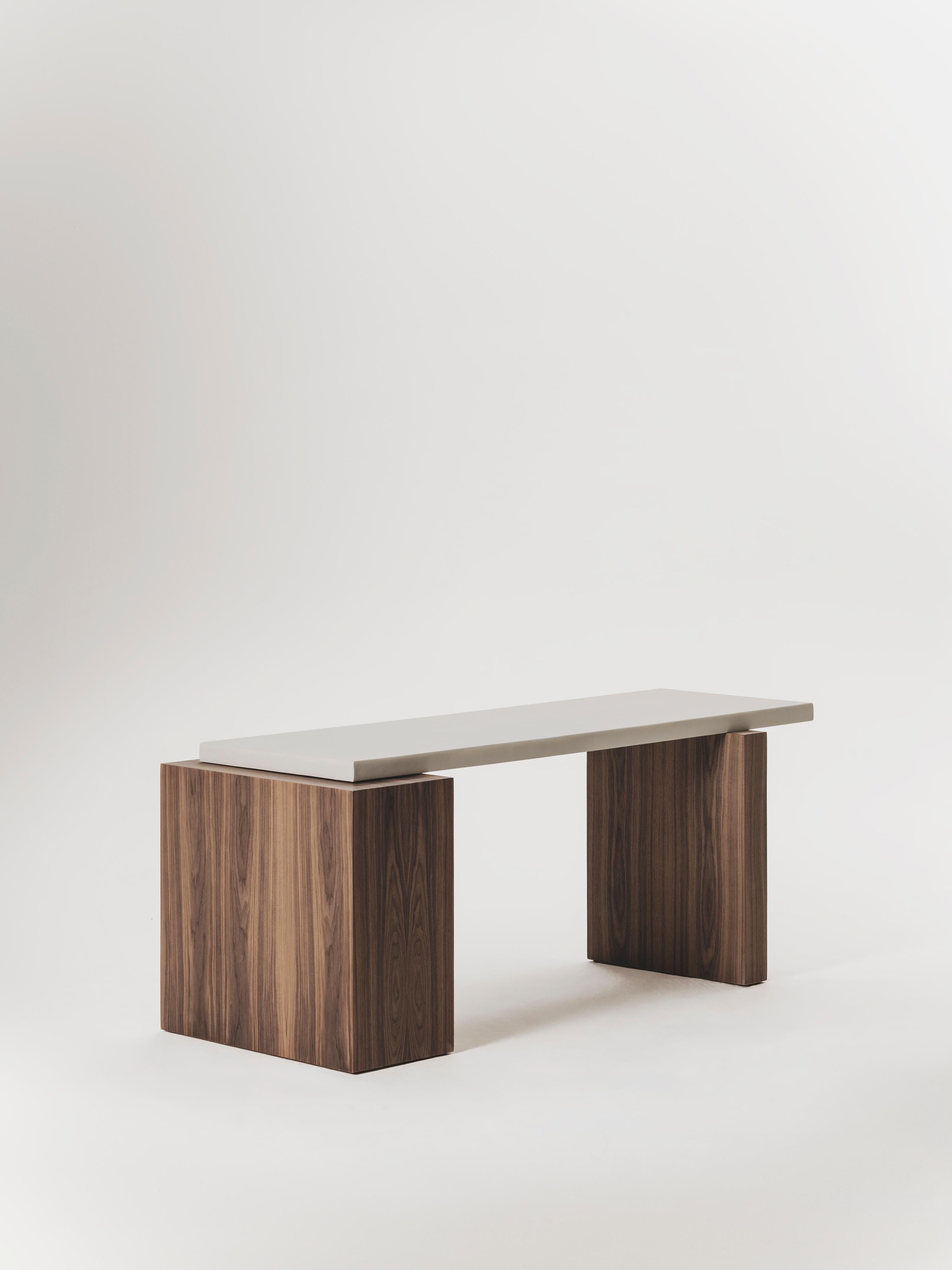 Spanish Canoa Study Table by Marlot Baus For Sale