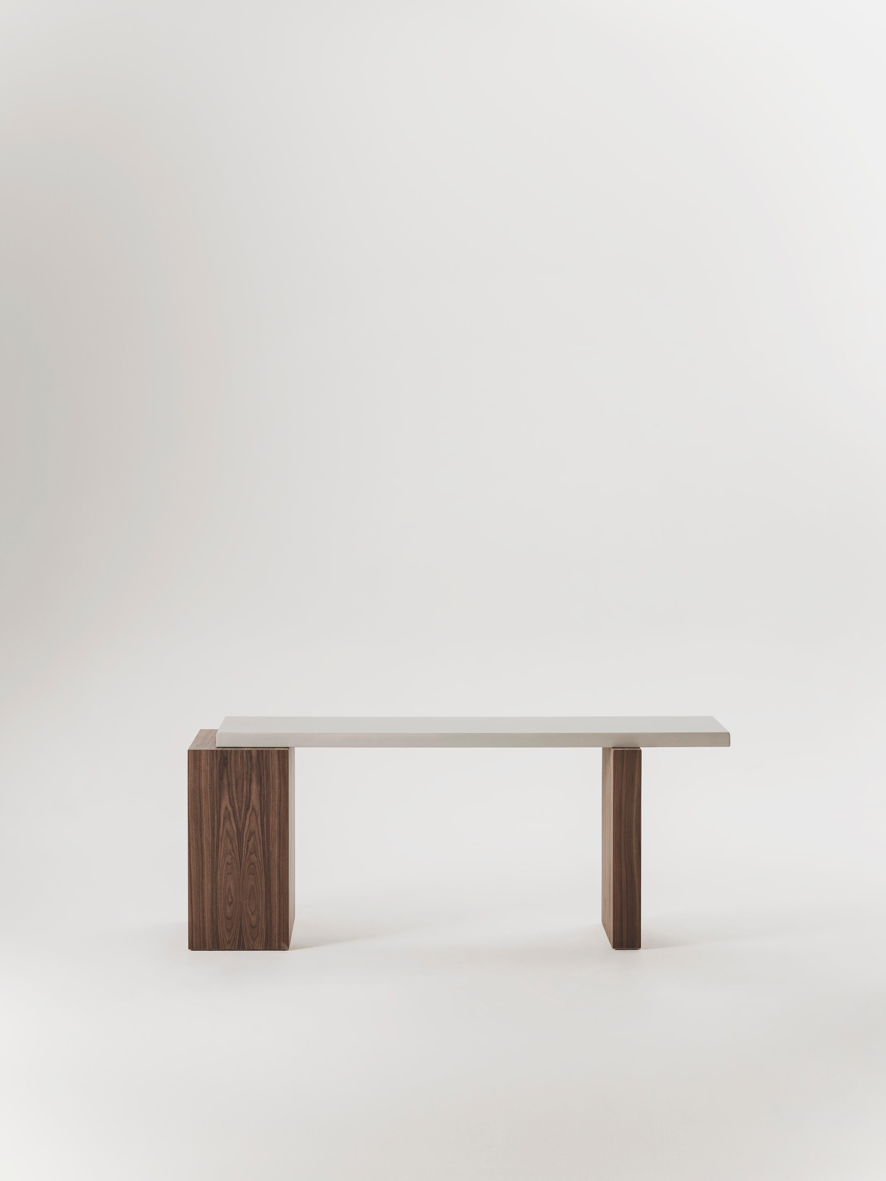 Hand-Crafted Canoa Study Table by Marlot Baus For Sale