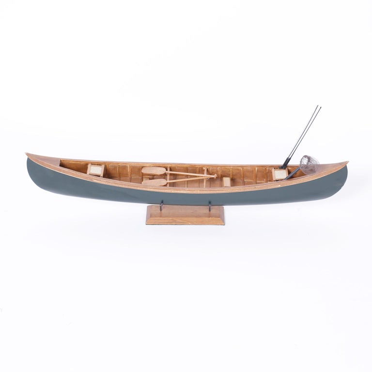 Canoe Model on Stand at 1stDibs