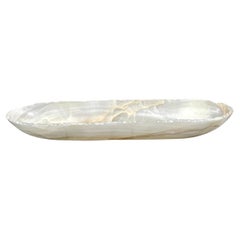 Canoe Shaped Onyx Bowl