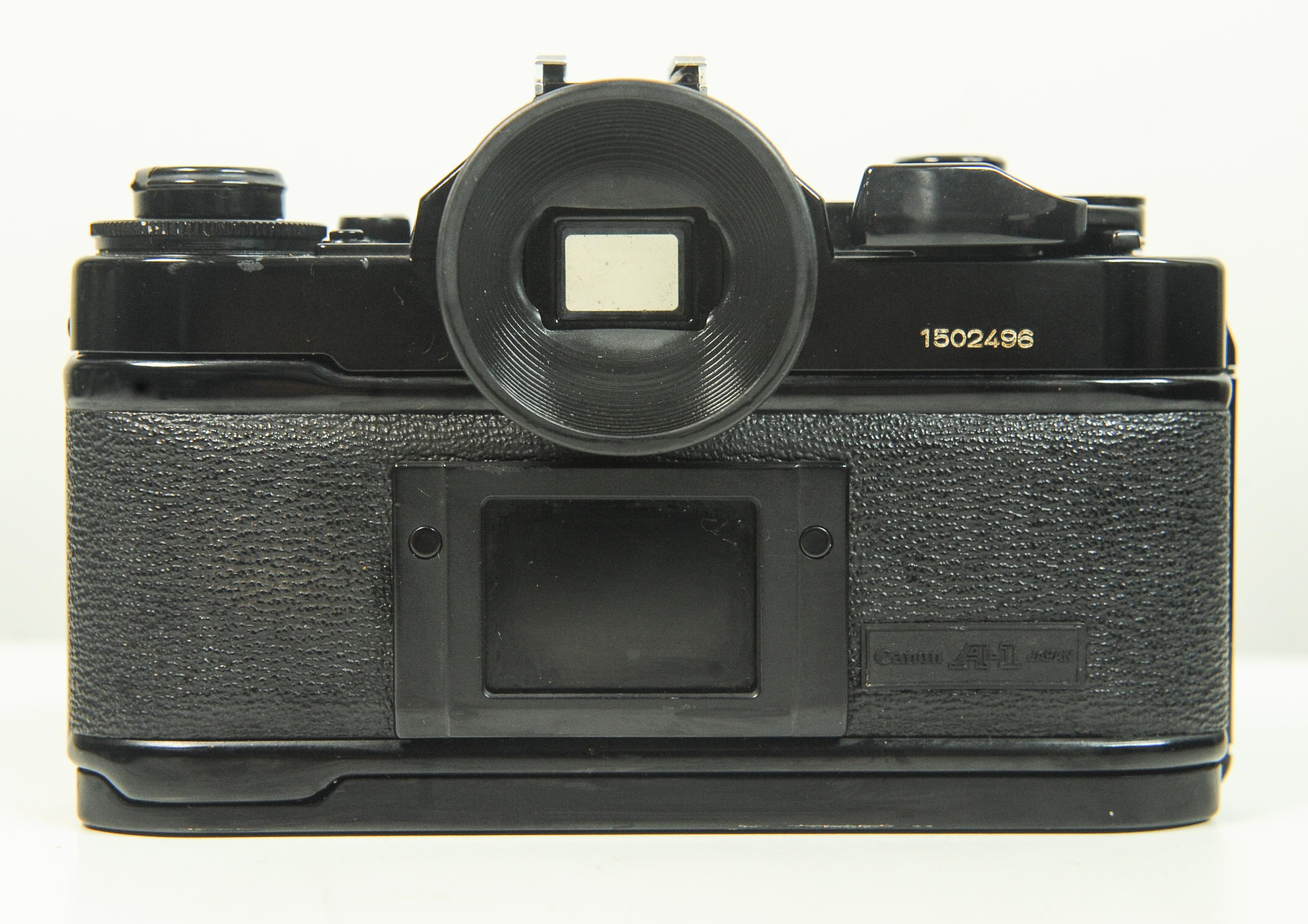 Canon A-1 Black Body 35mm SLR Filmkamera mit Canon FD 50mm F1.8 Prime Objektiv im Angebot 4