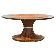 Canopée Bois Déchiré Sculptural Dining Table by Meubles Thouret