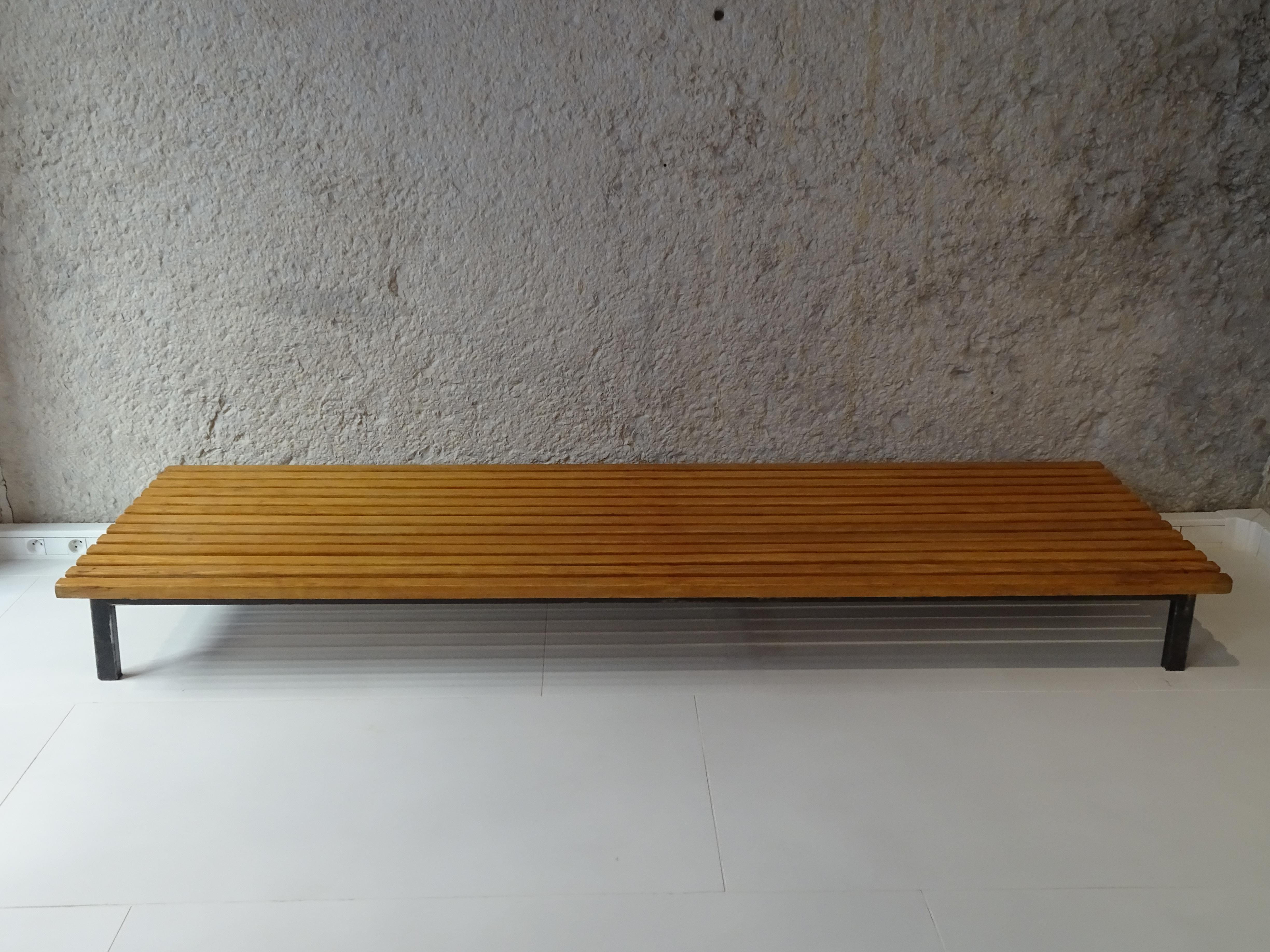 Cansado Bench by Charlotte Perriand For Sale 3