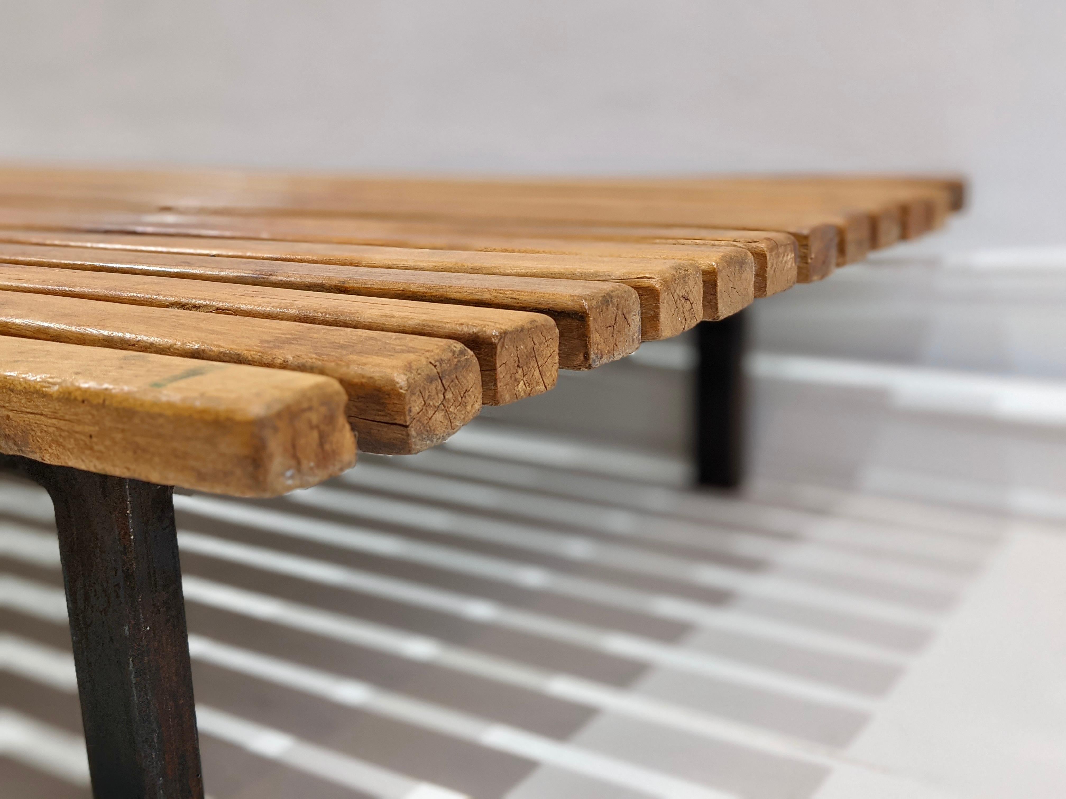 Mauritanian Cansado Bench by Charlotte Perriand For Sale