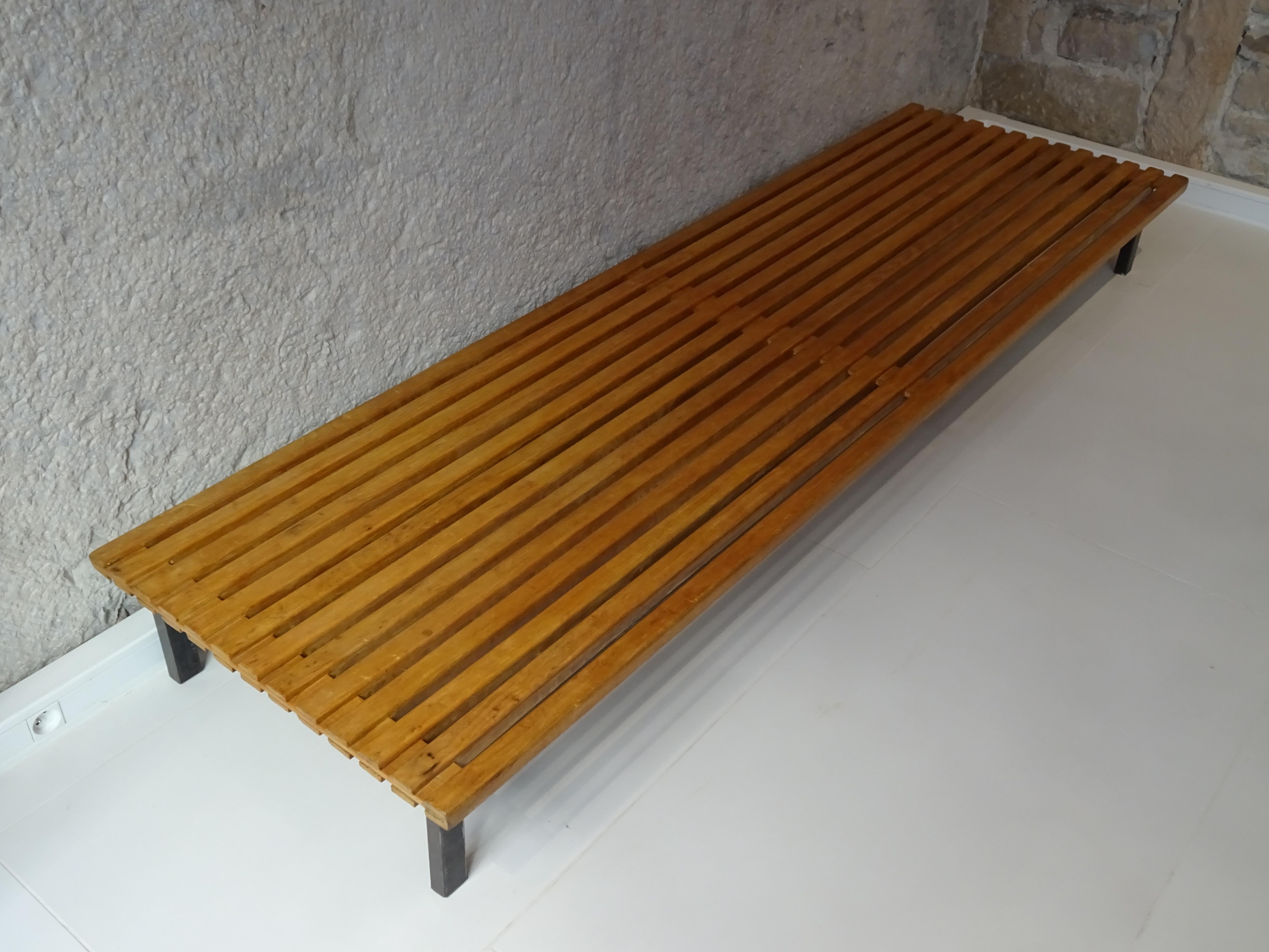 Ash Cansado Bench by Charlotte Perriand For Sale