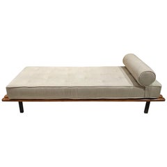 Cansado Bench by Charlotte Perriand, Mattress and Cushion
