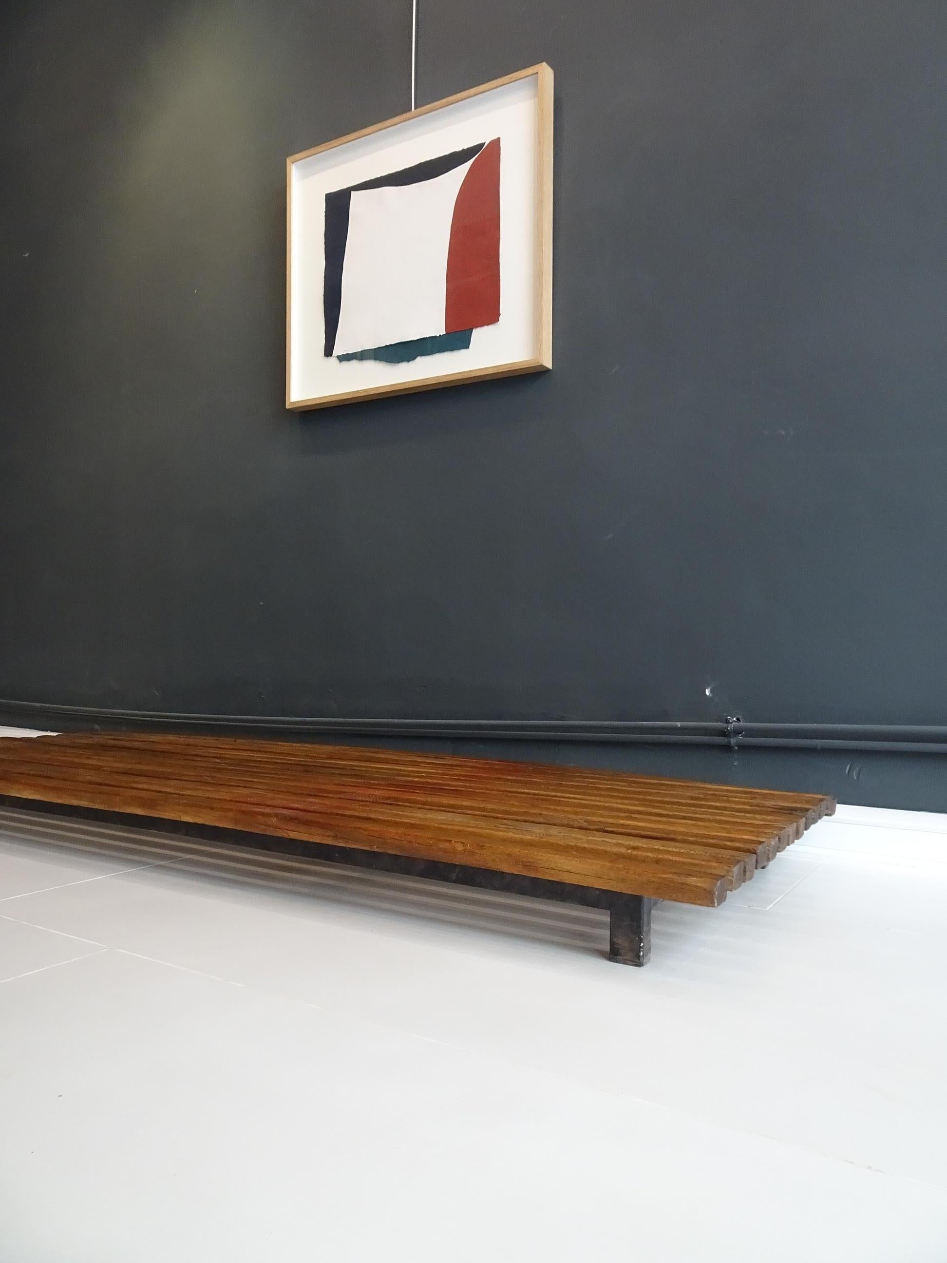 Mid-Century Modern Cansado Bench, Charlotte Perriand