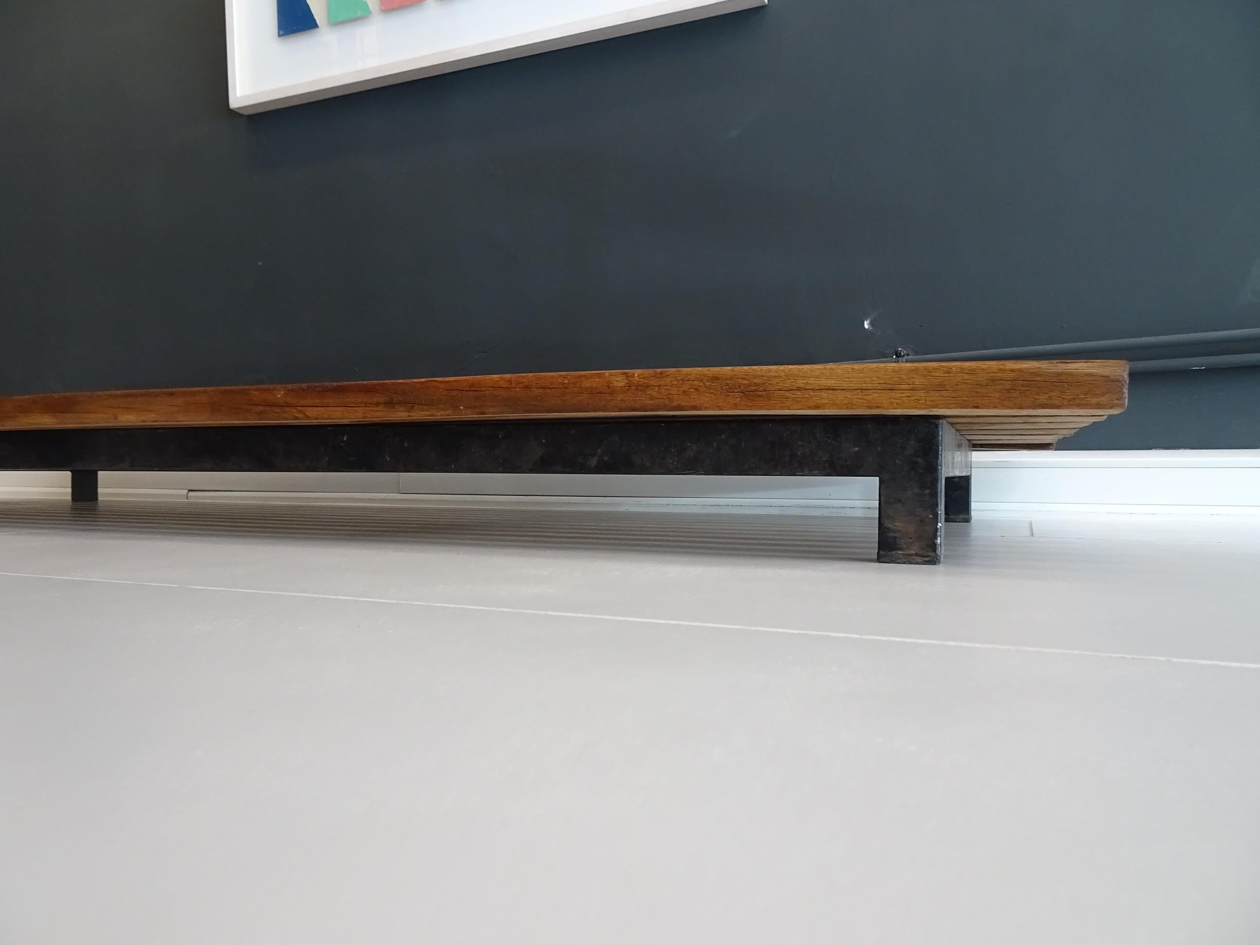 Cansado Bench, Charlotte Perriand In Good Condition In lyon, FR
