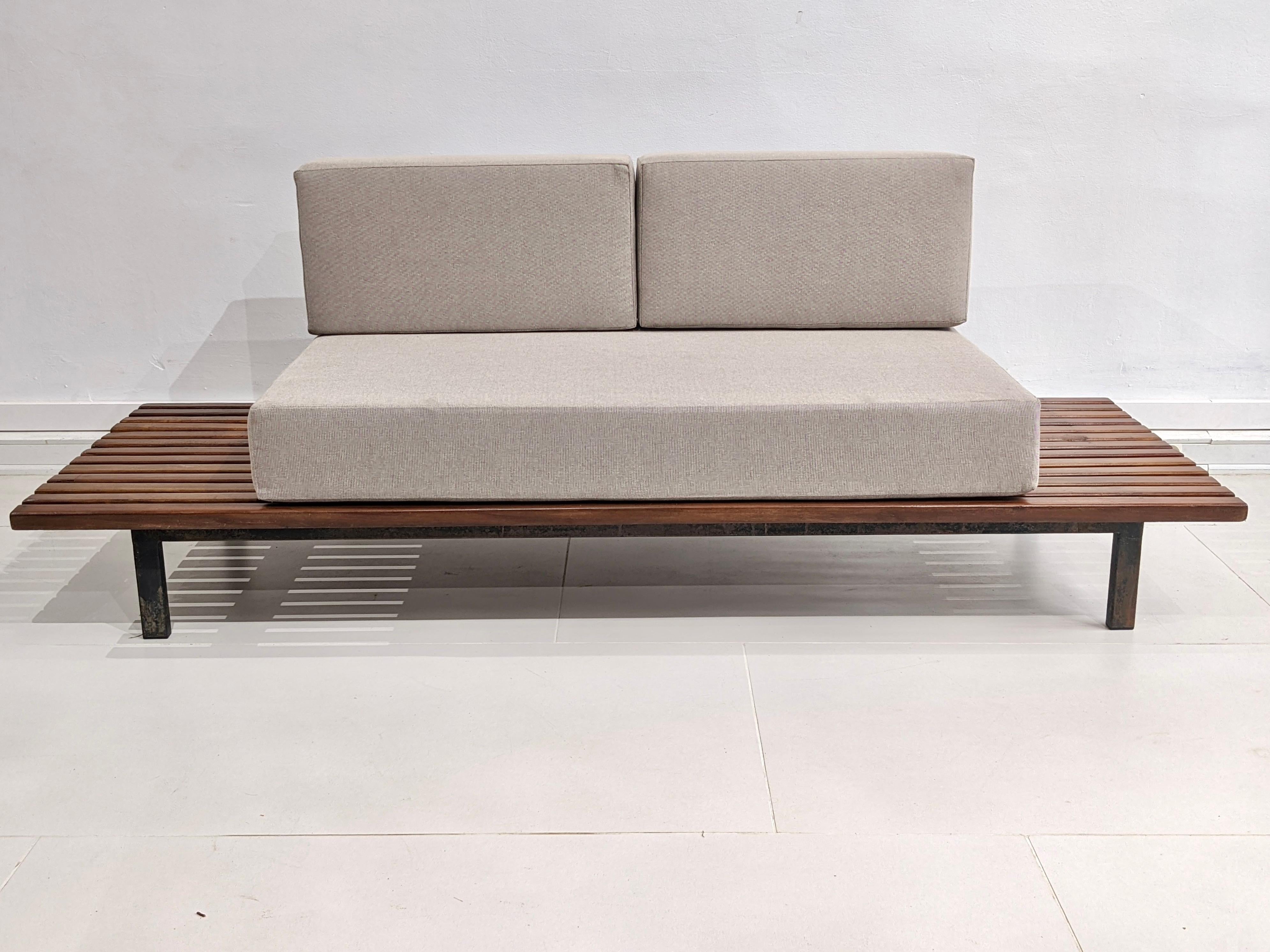Mid-Century Modern Cansado Bench Sofa 13 Slats by Charlotte Perriand