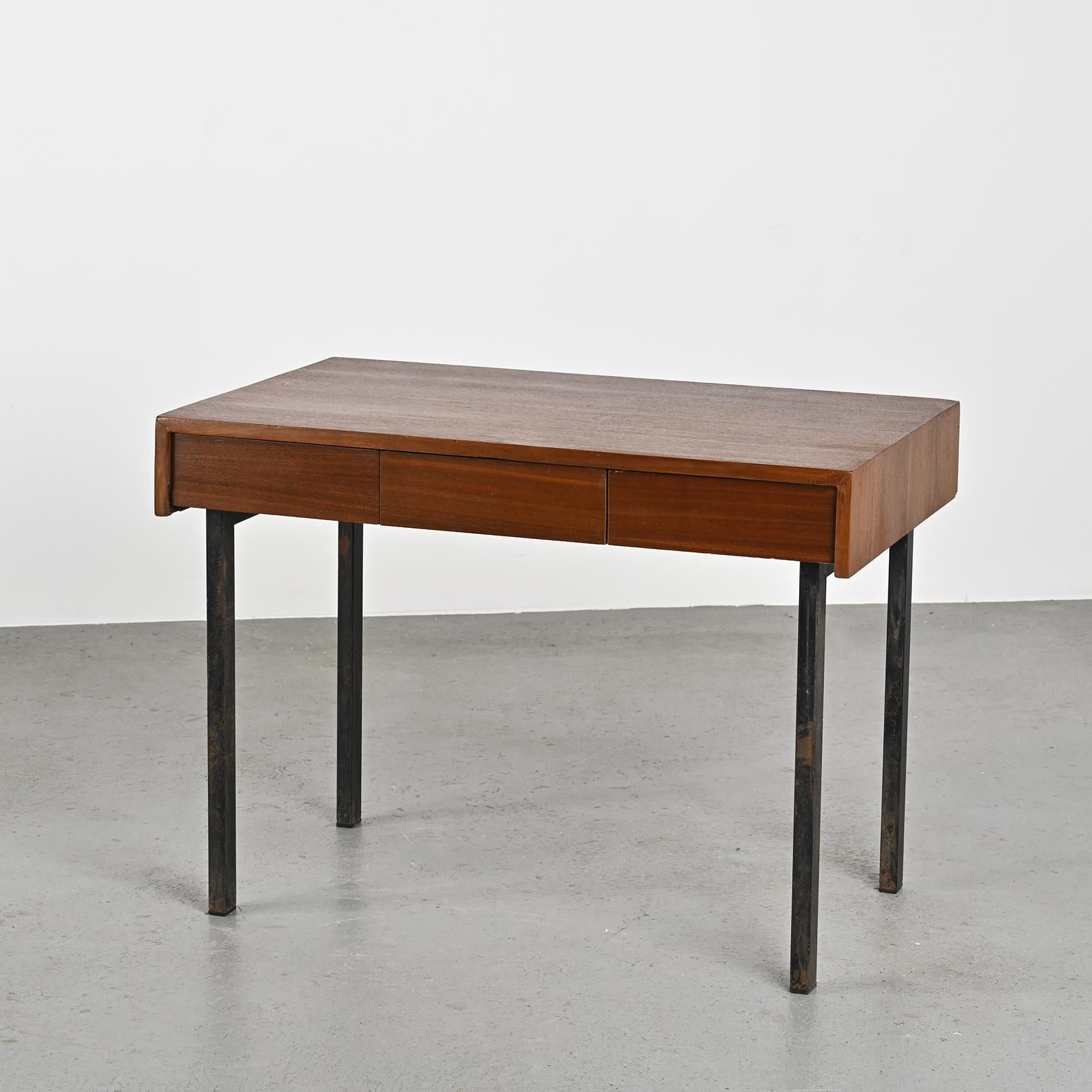 Mid-Century Modern Cansado Desk by Charlotte Perriand, France circa 1960 For Sale