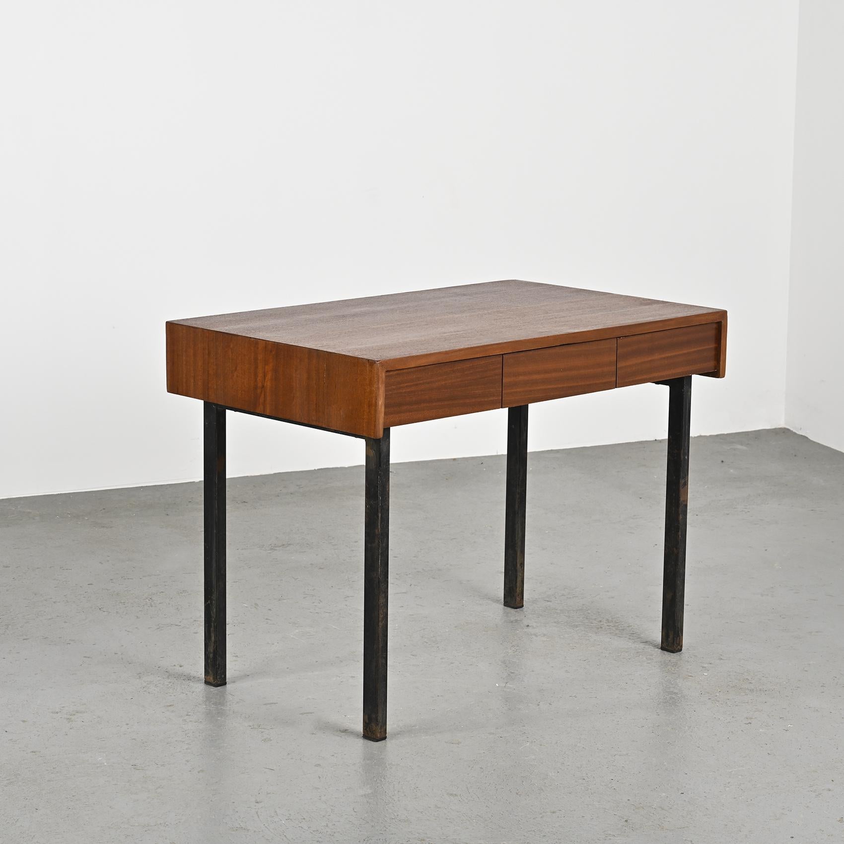 Metal Cansado Desk by Charlotte Perriand, France circa 1960 For Sale