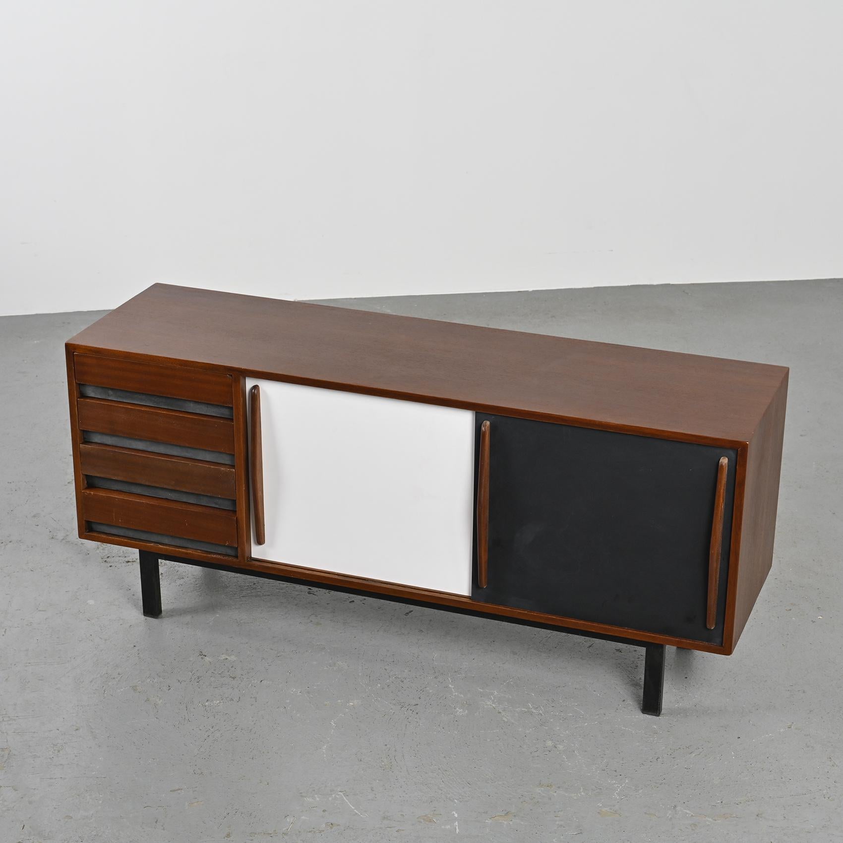 French Cansado Sideboard by Charlotte Perriand, Steph Simon circa 1960