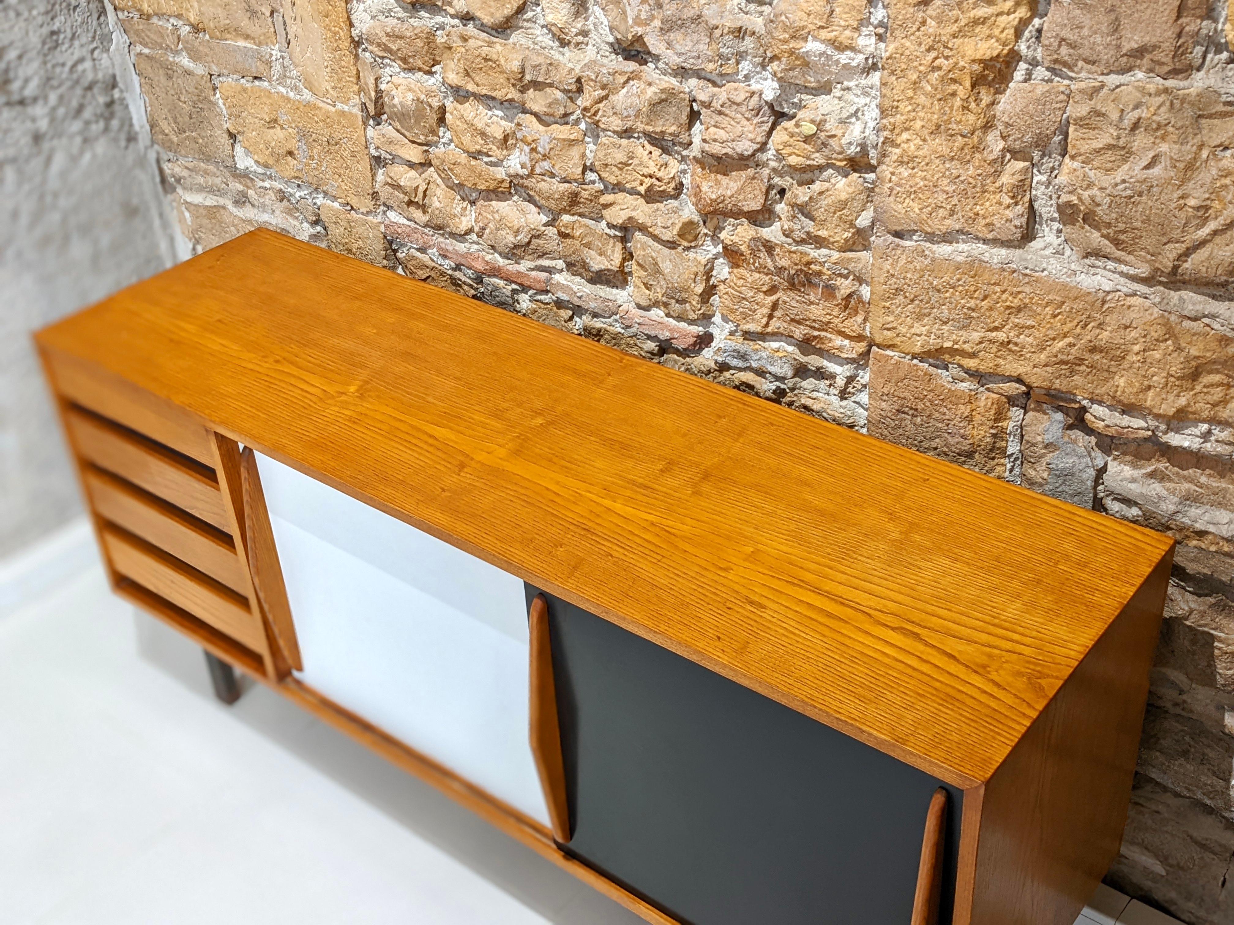 Mid-20th Century Cansado Sideboard by Charlotte Perriand, 1954, Miferma in Mauritania