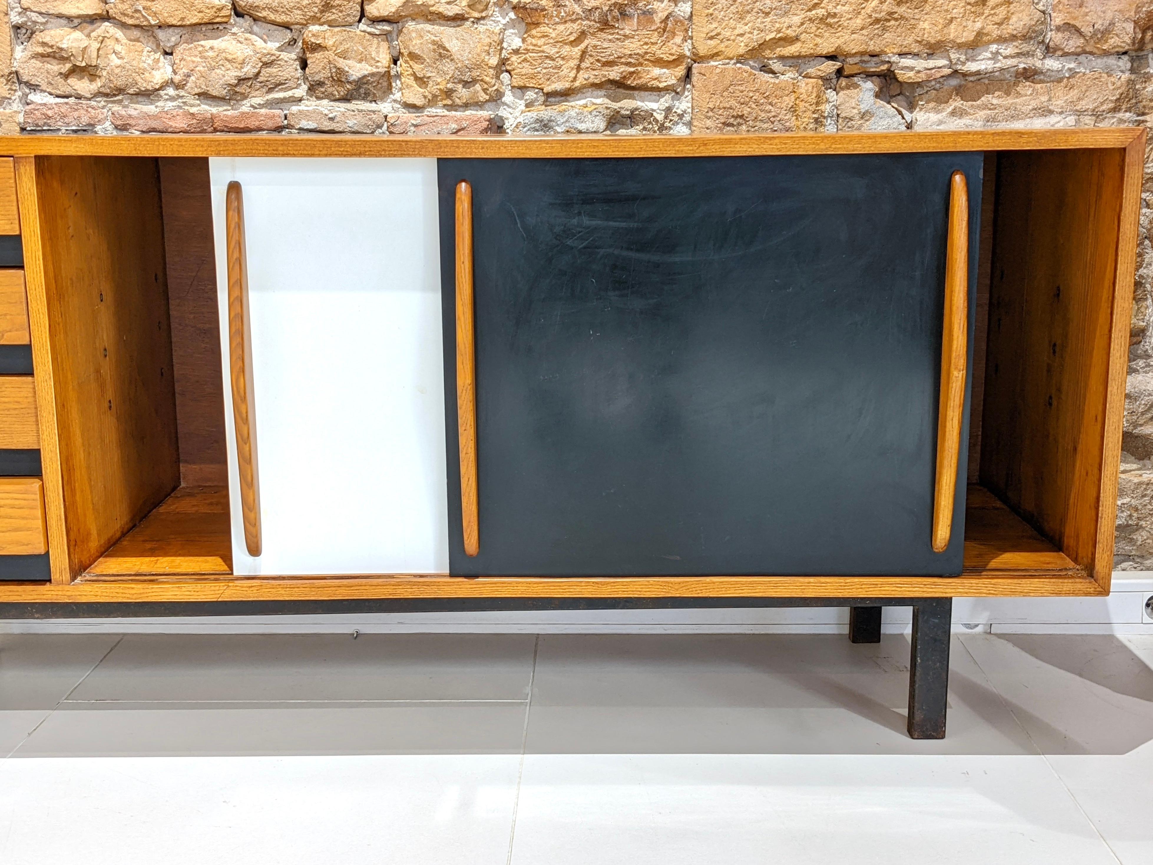 Cansado Sideboard by Charlotte Perriand, 1954, Miferma in Mauritania 1