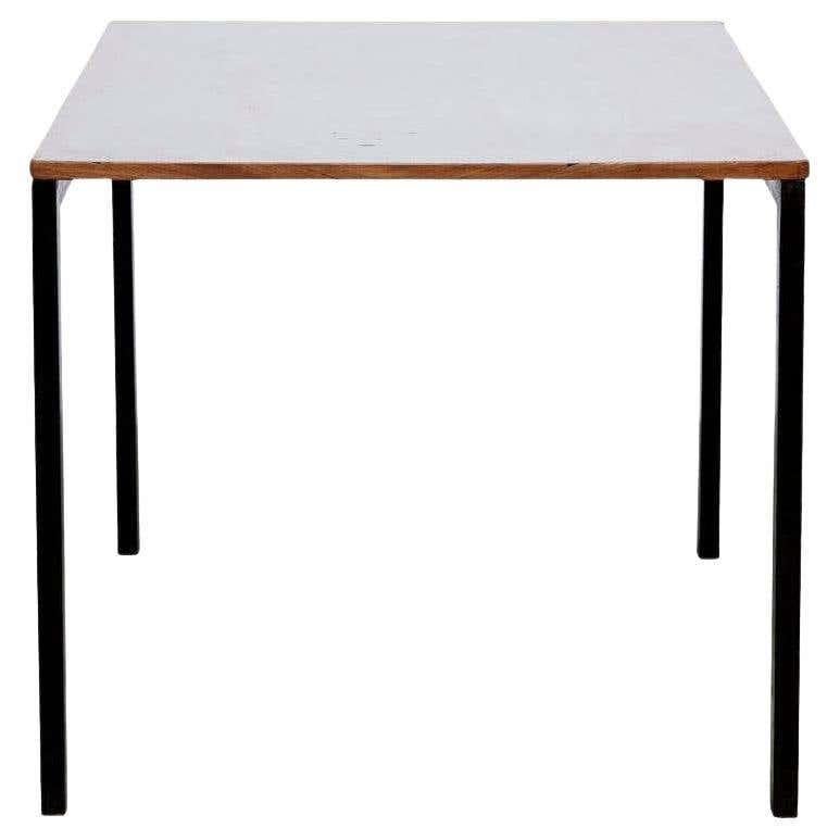 Cansado Table in Metal and Formica by Charlotte Perriand, circa 1950 For Sale 3