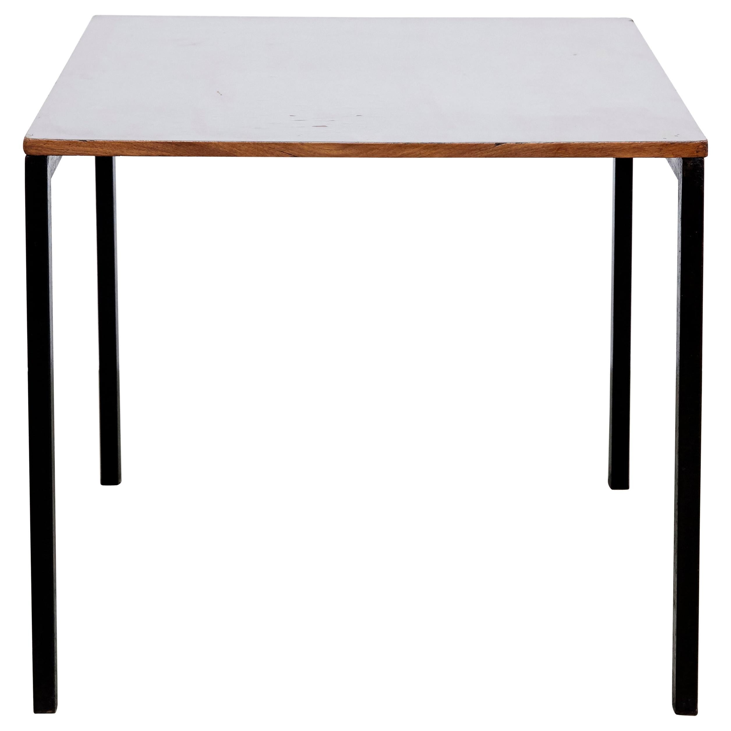 Cansado Table in Metal and Formica by Charlotte Perriand, circa 1950