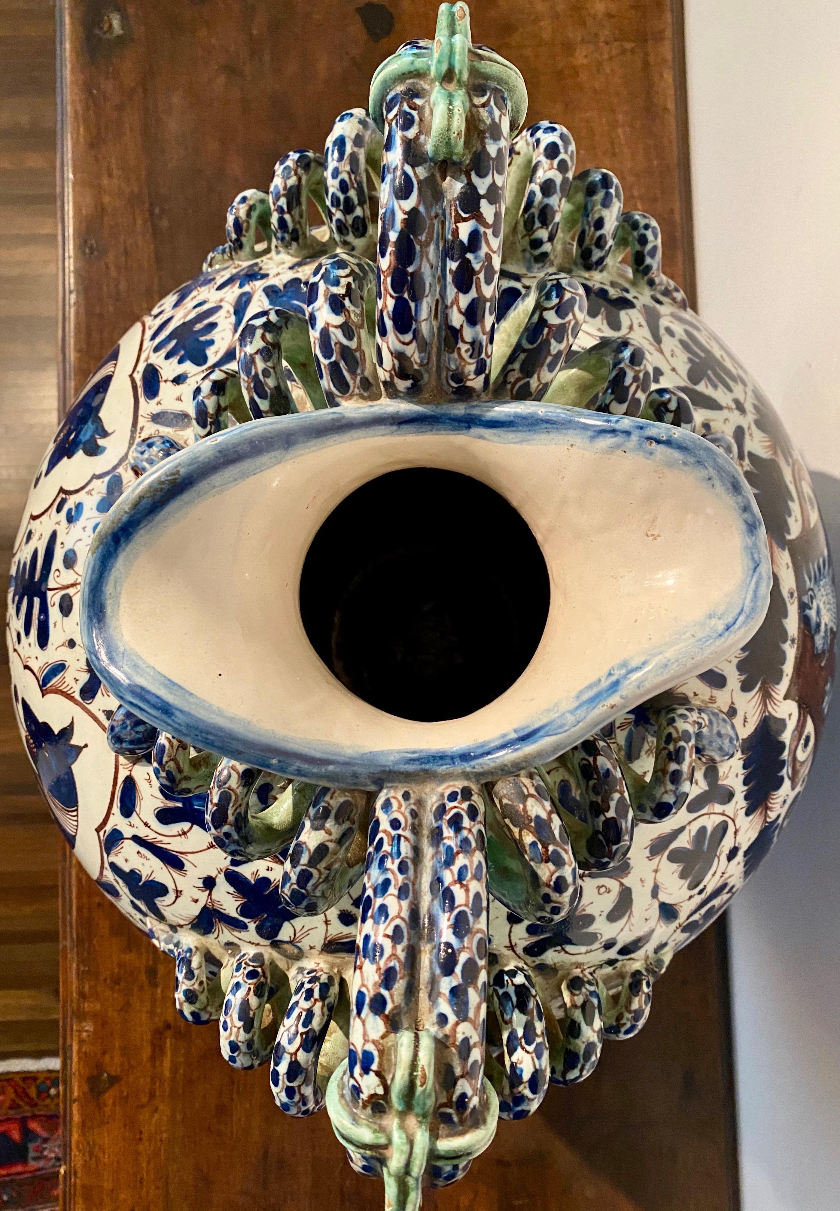 Vase armorial Cantagalli, Ulisse Cantagalli, vers 1890 en vente 5