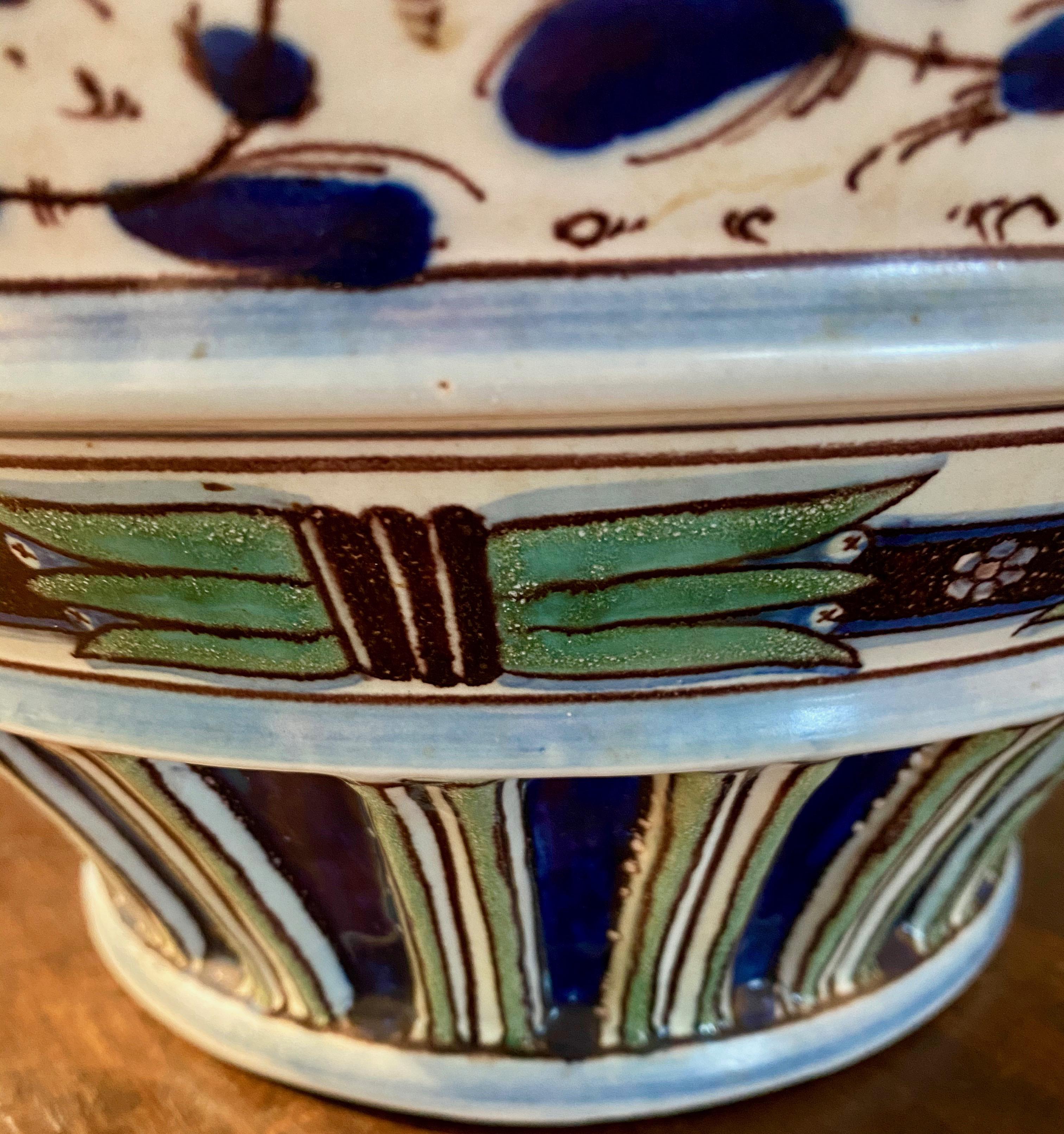 Vase armorial Cantagalli, Ulisse Cantagalli, vers 1890 en vente 6