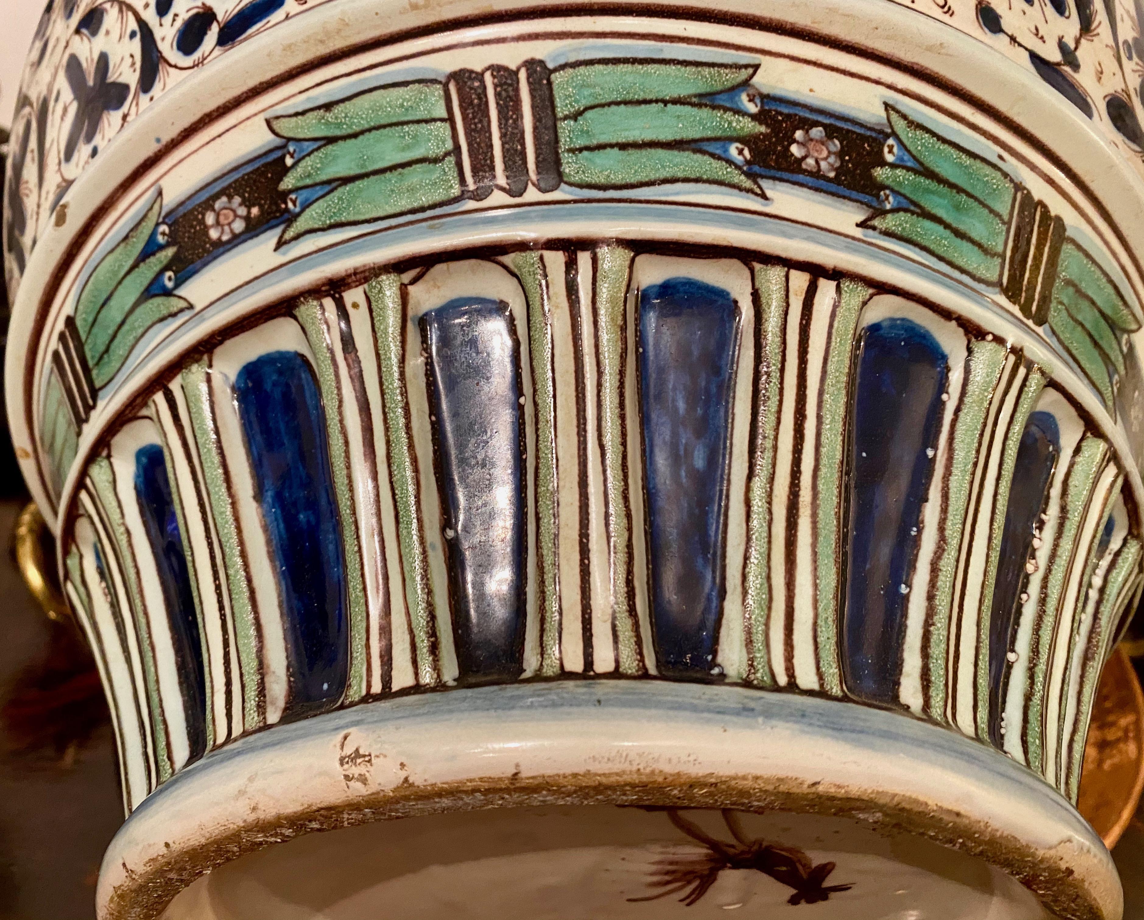 Vase armorial Cantagalli, Ulisse Cantagalli, vers 1890 en vente 7