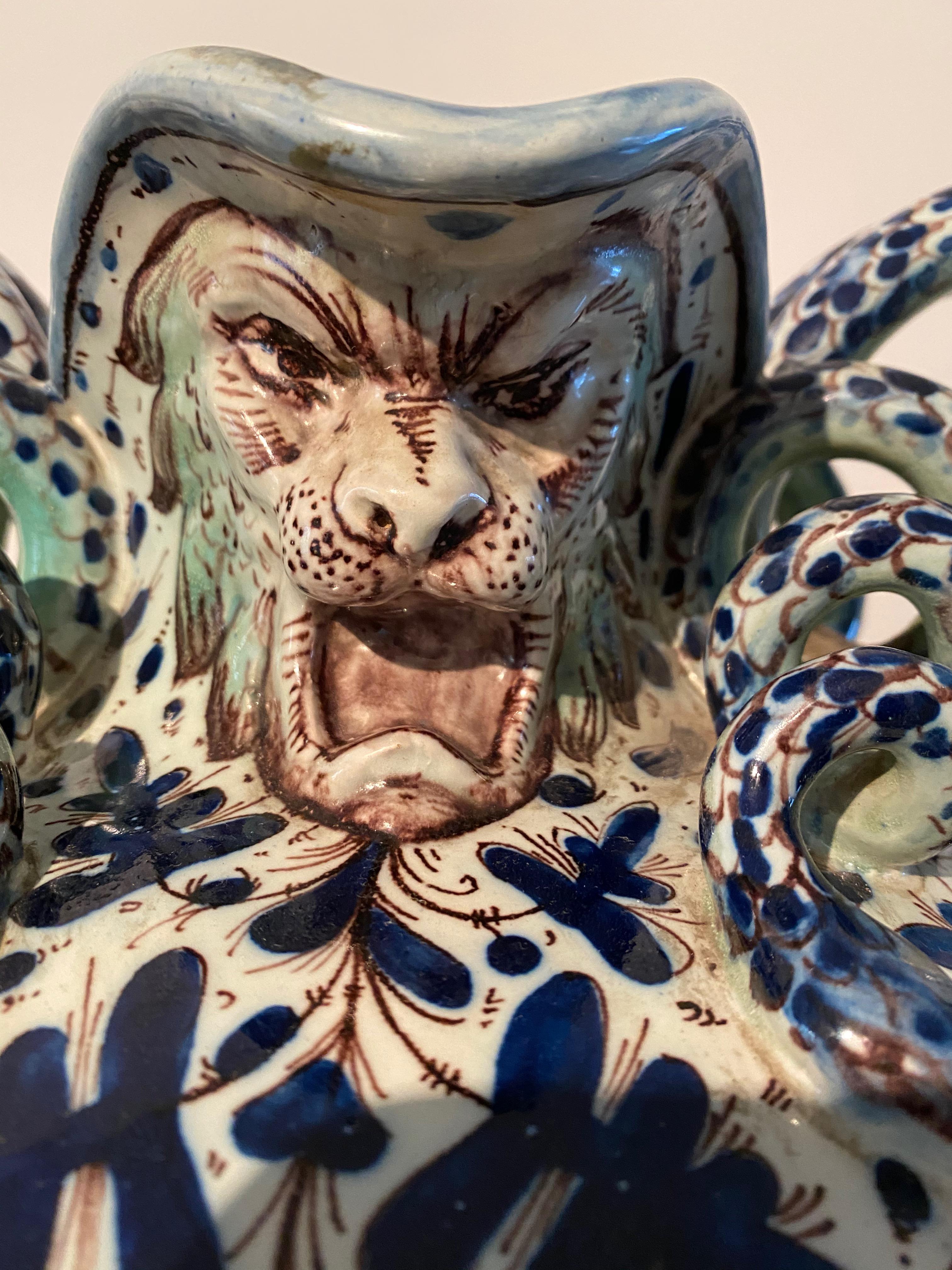 Vase armorial Cantagalli, Ulisse Cantagalli, vers 1890 en vente 1