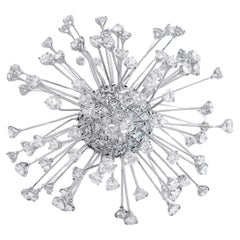 Cantamessa "En-Tremblant" Diamond Brooch Pin