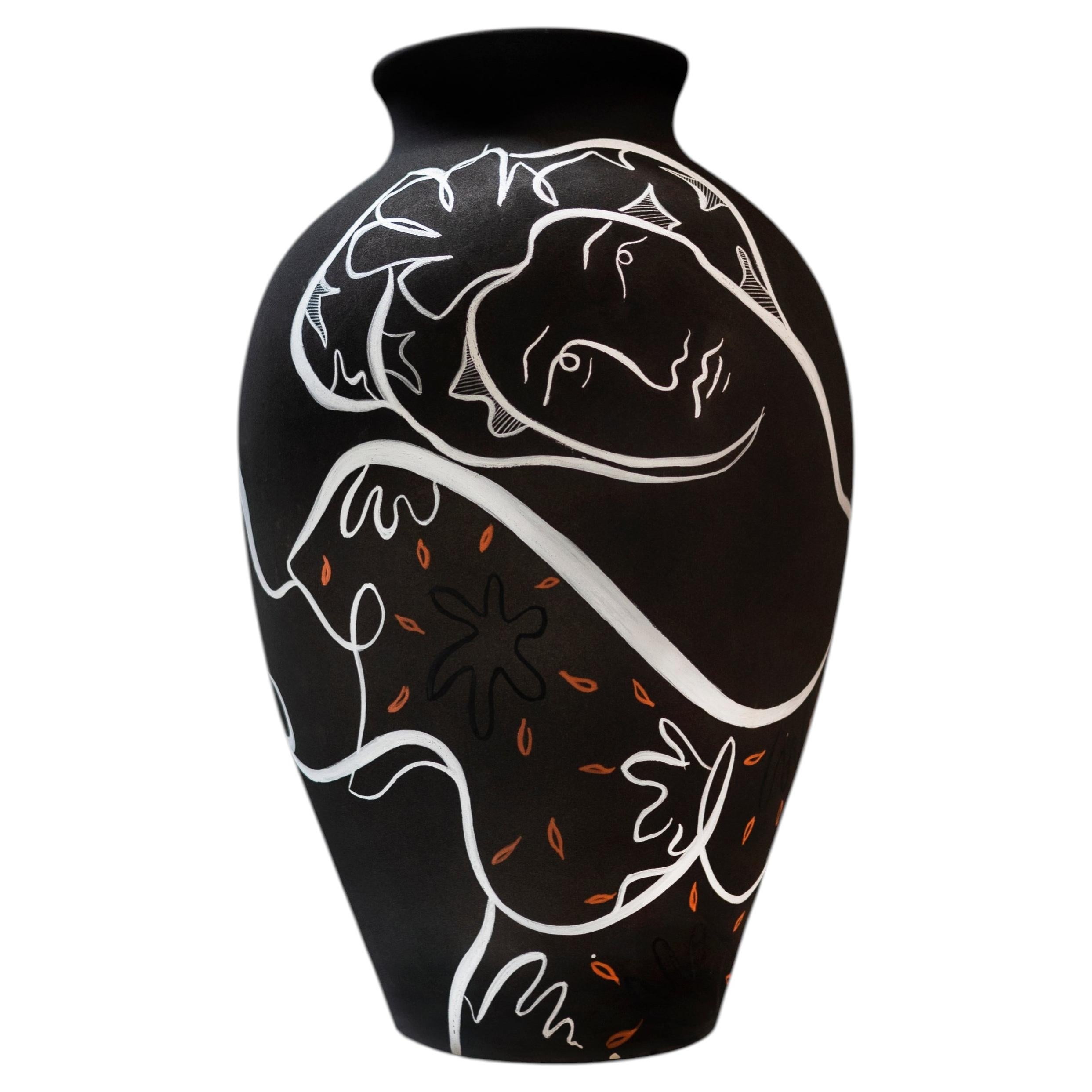 Cantareras: Handcrafted Ceramic Sculpture, Rustic Design, 2022