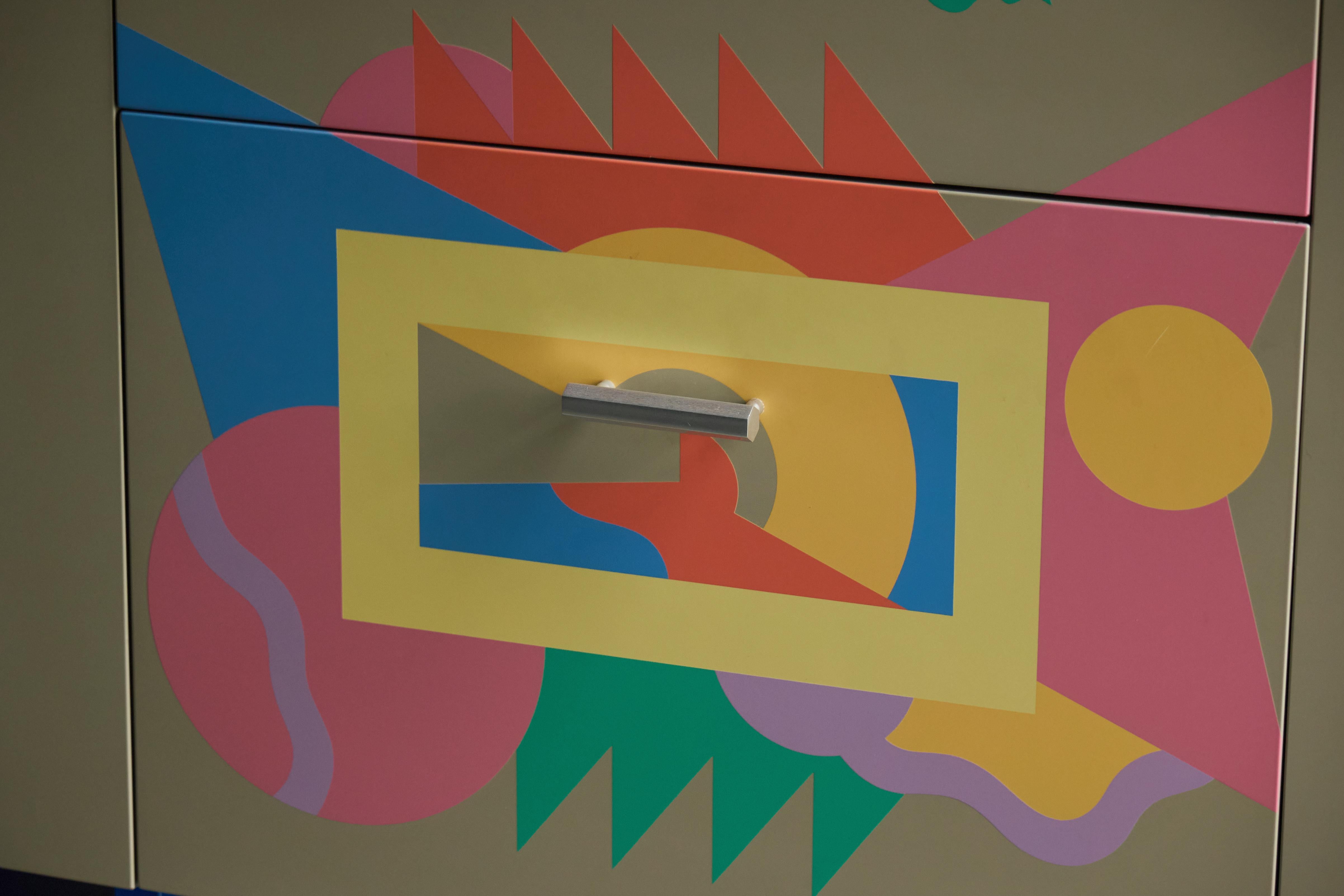 Cantaride Bar Cabinet by Alessandro Mendini for Zanotta, Italy, 1980s in vendita 2