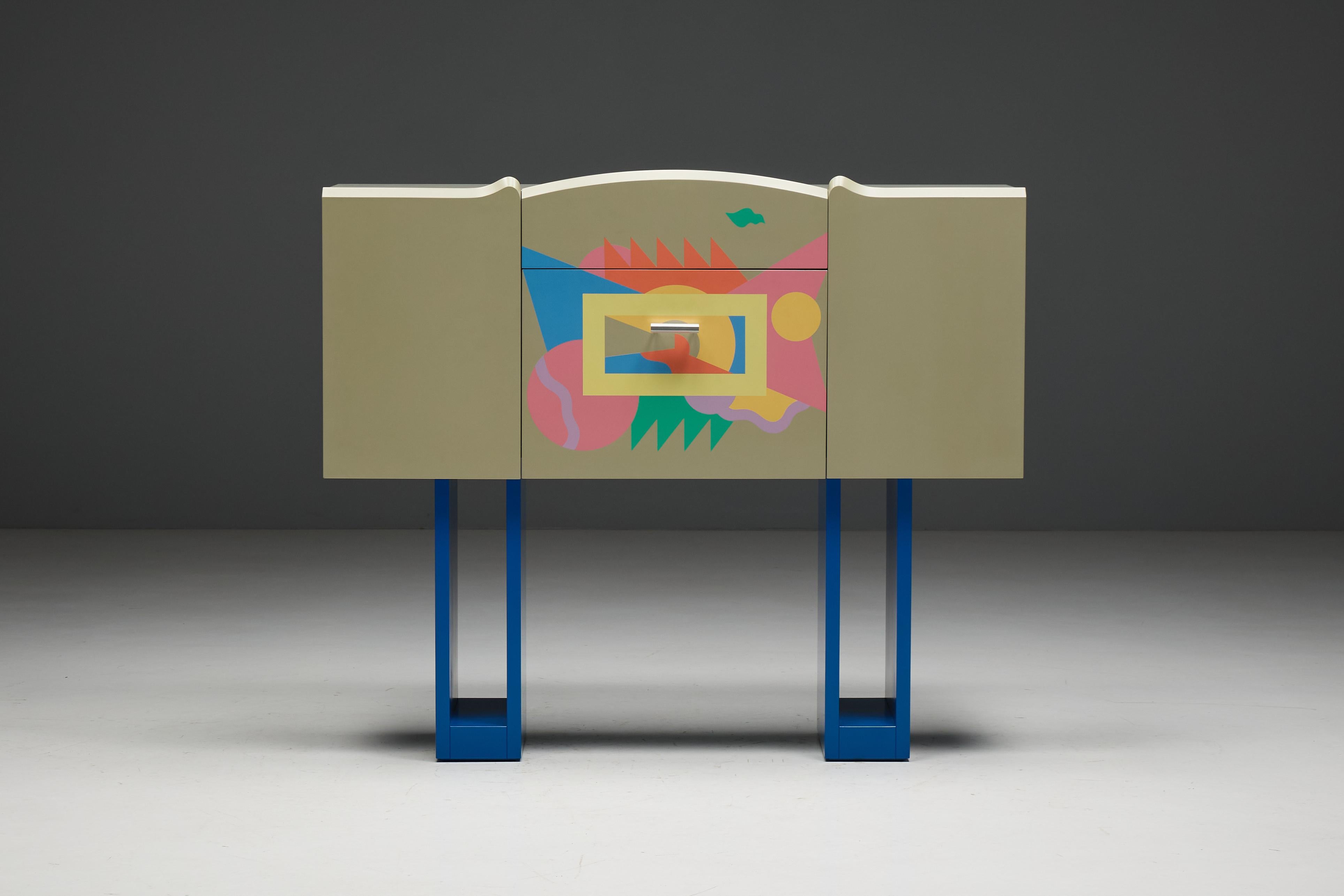Cantaride Bar Cabinet by Alessandro Mendini for Zanotta, Italy, 1980s in vendita 5