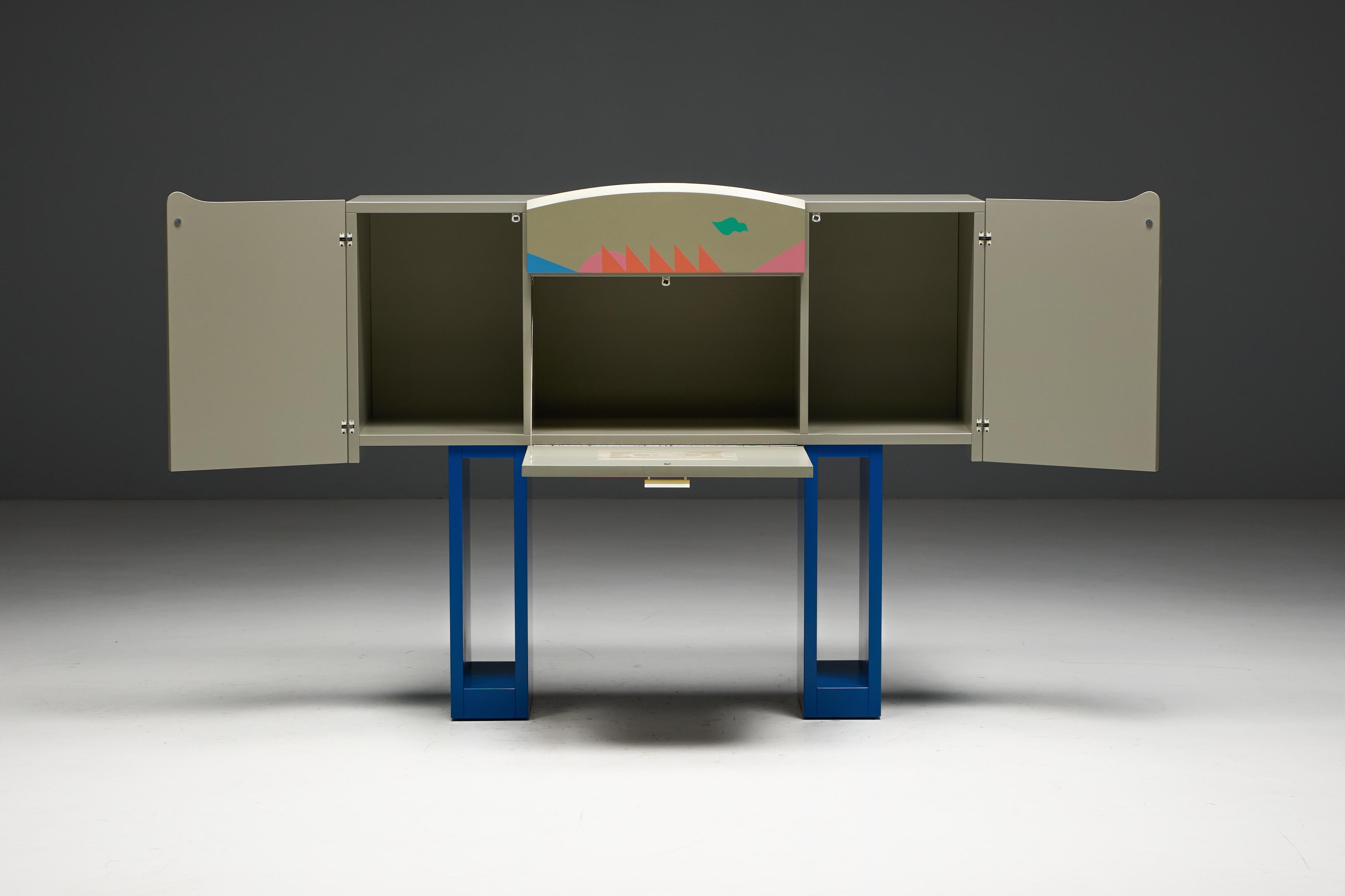 Cantaride Bar Cabinet by Alessandro Mendini for Zanotta, Italy, 1980s in vendita 7