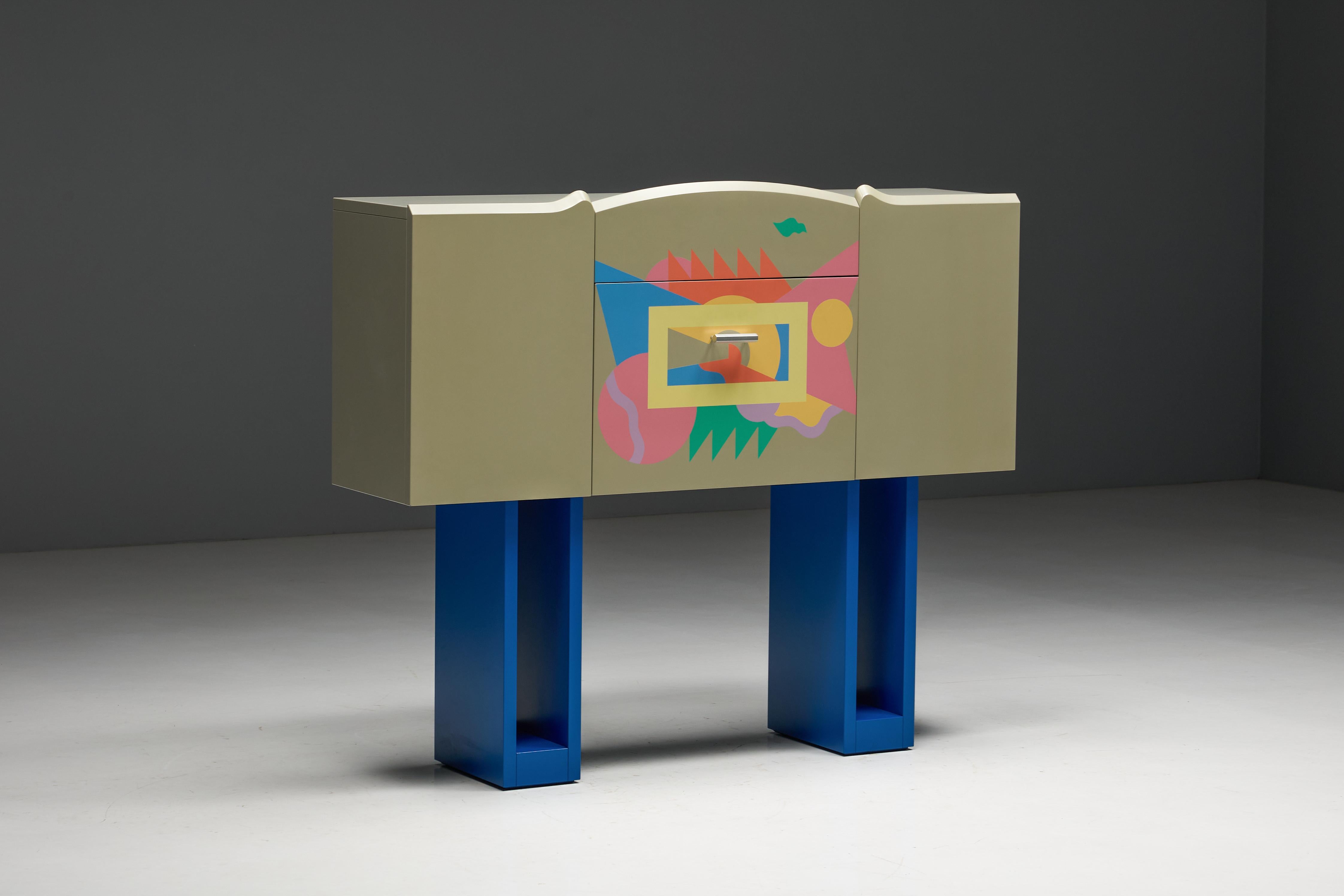 Cantaride Bar Cabinet by Alessandro Mendini for Zanotta, Italy, 1980s in vendita 9